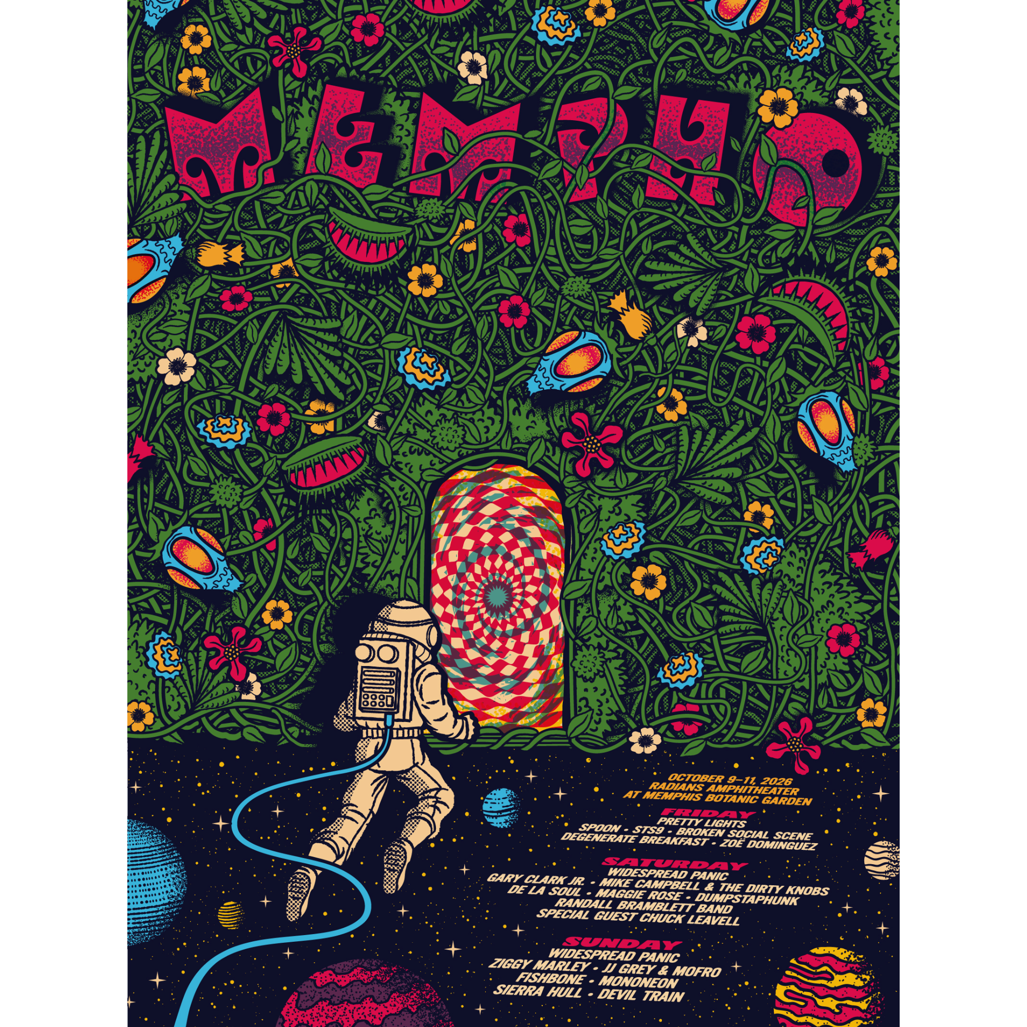 Mempho 2026 Status Serigraph Natural Poster (18x24)
