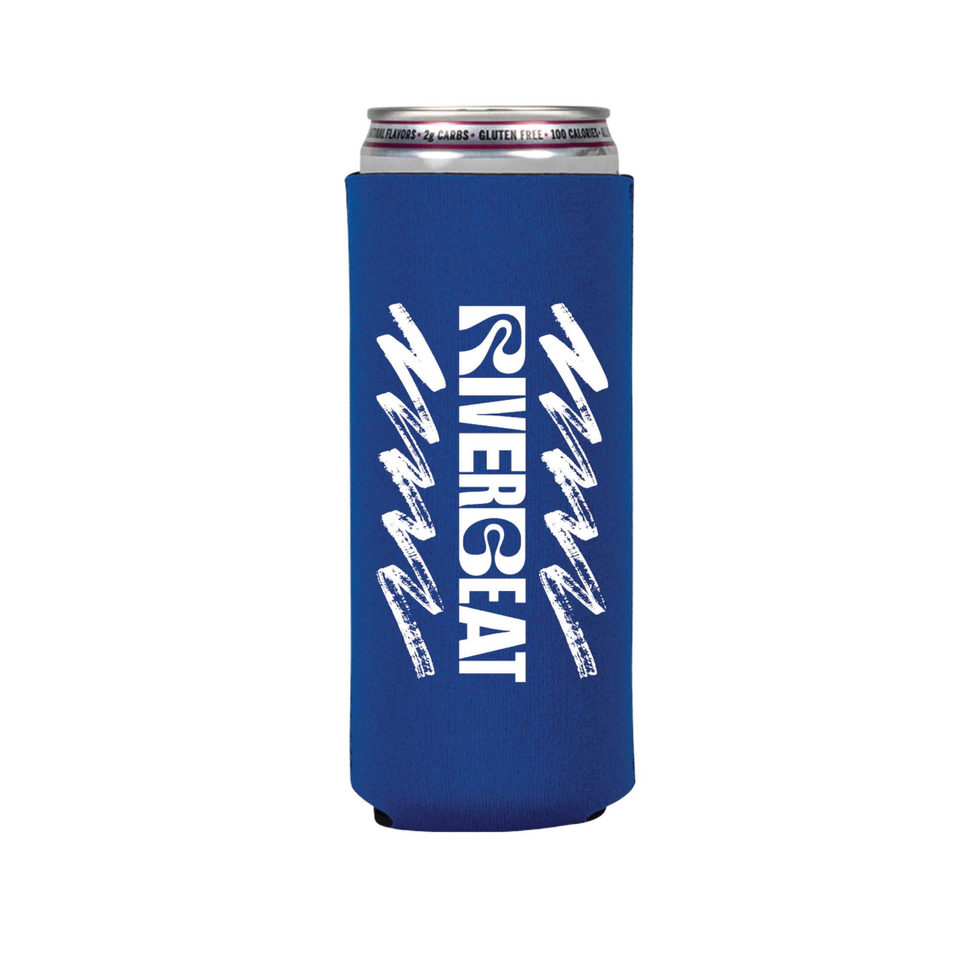 RiverBeat Logo Slim Koozie