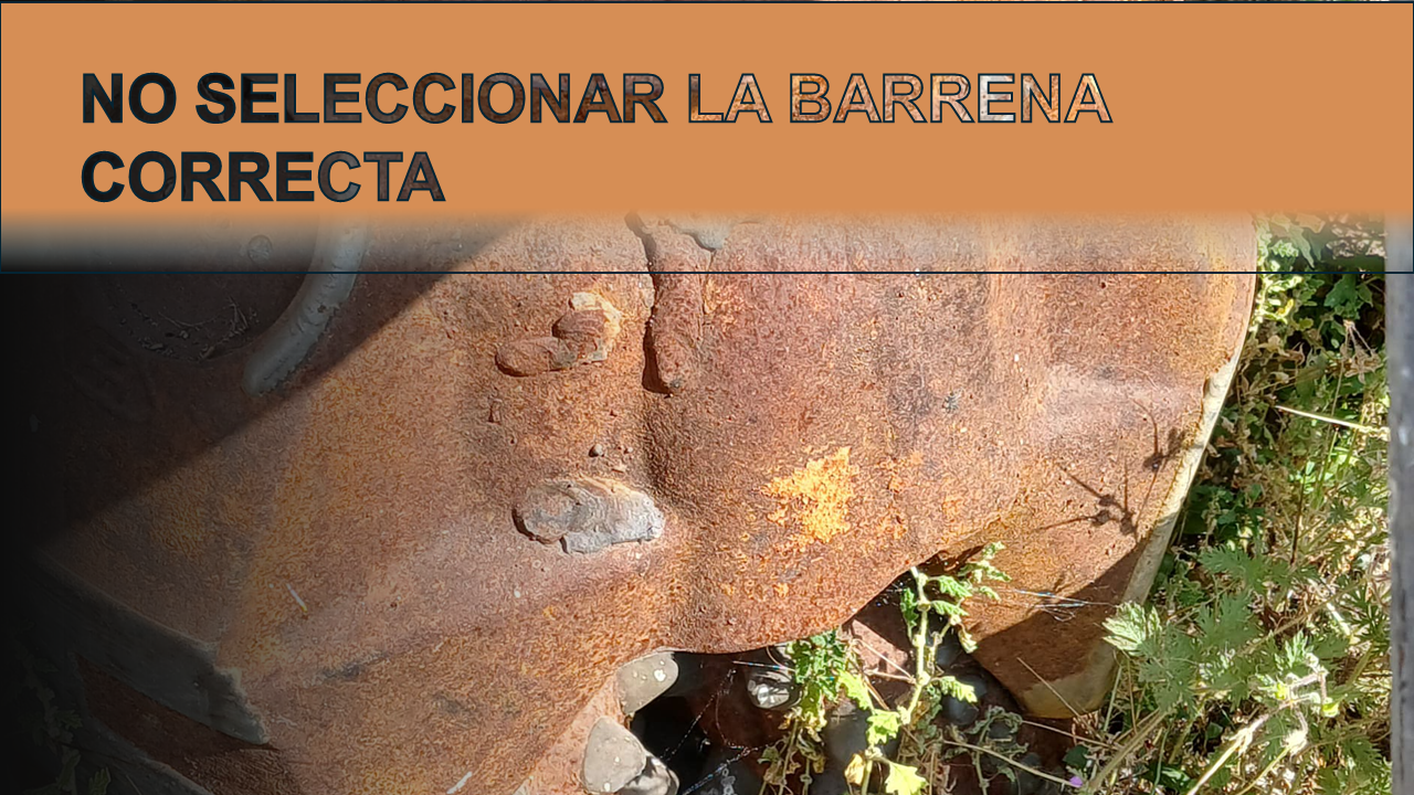 Barrena de perforación en durango