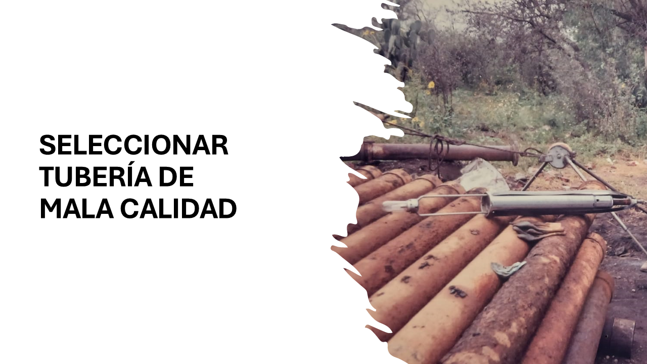 Tubería para pozos de agua en durango