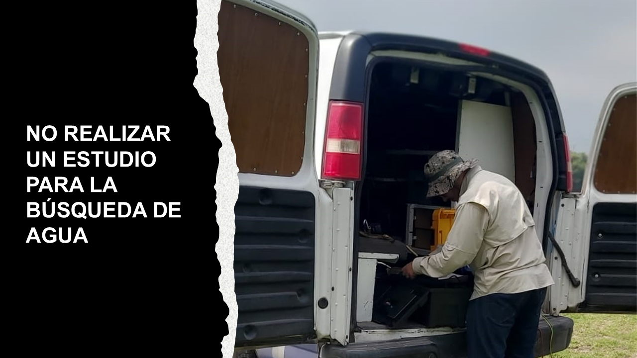 Estudio de geofísica para encontrar agua subterránea en Durango