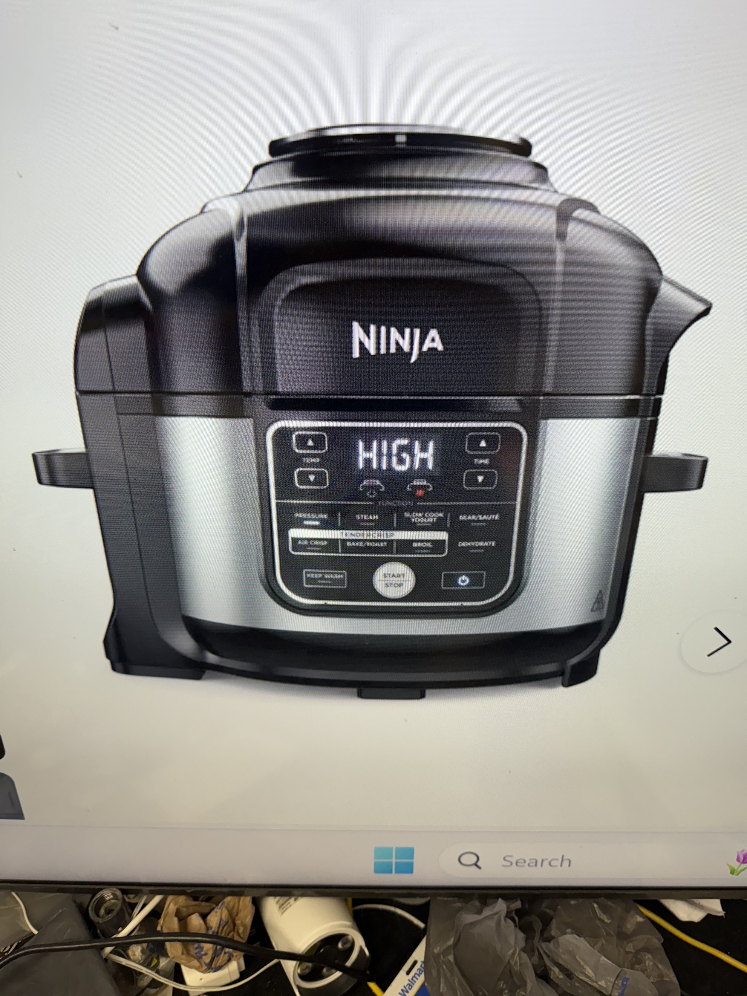 Ninja® Foodi® 10-in-1 6.5-Quart Pro Pressure Cooker Air Fryer Multicooker, Stainless, OS300