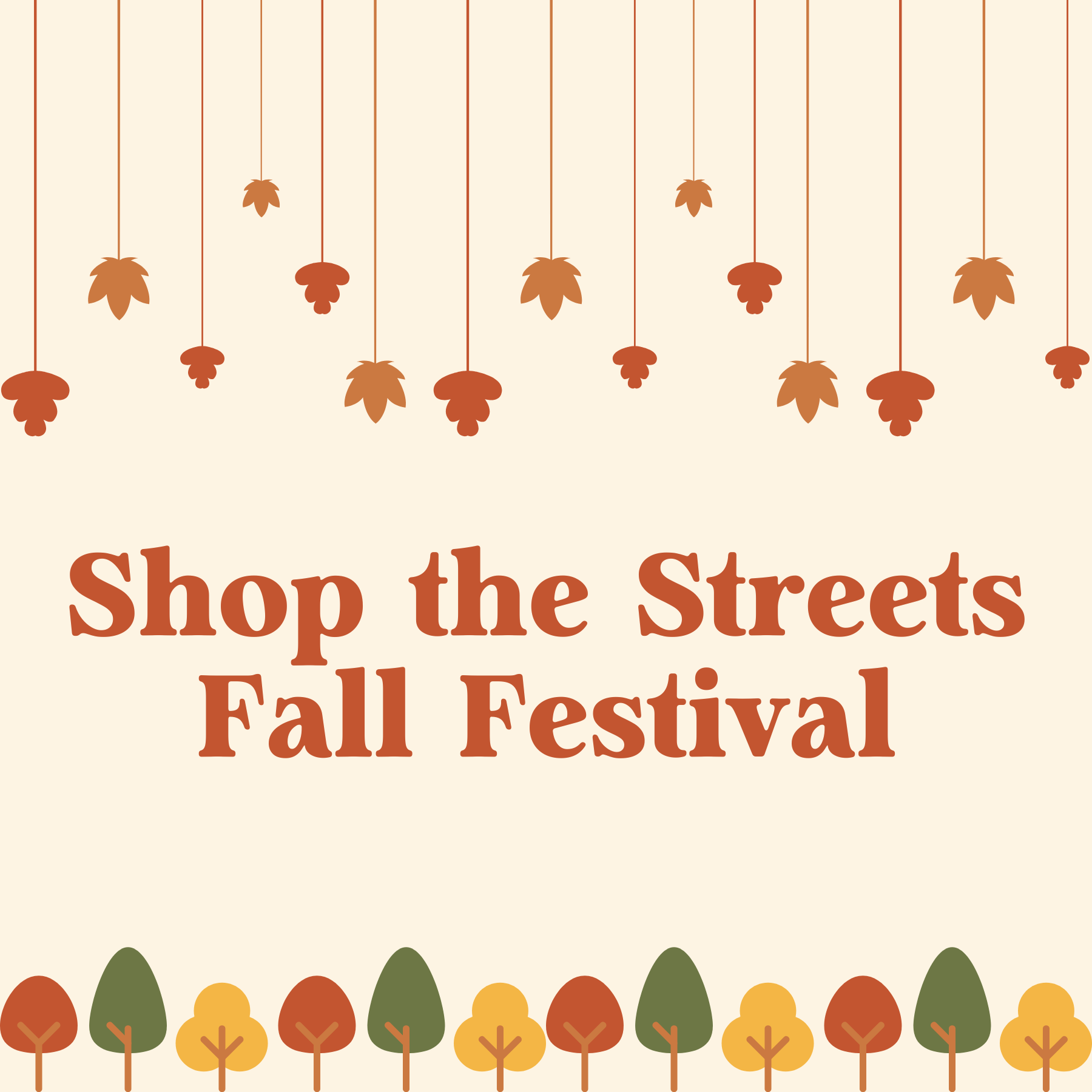 Shop the Streets Fall Festival