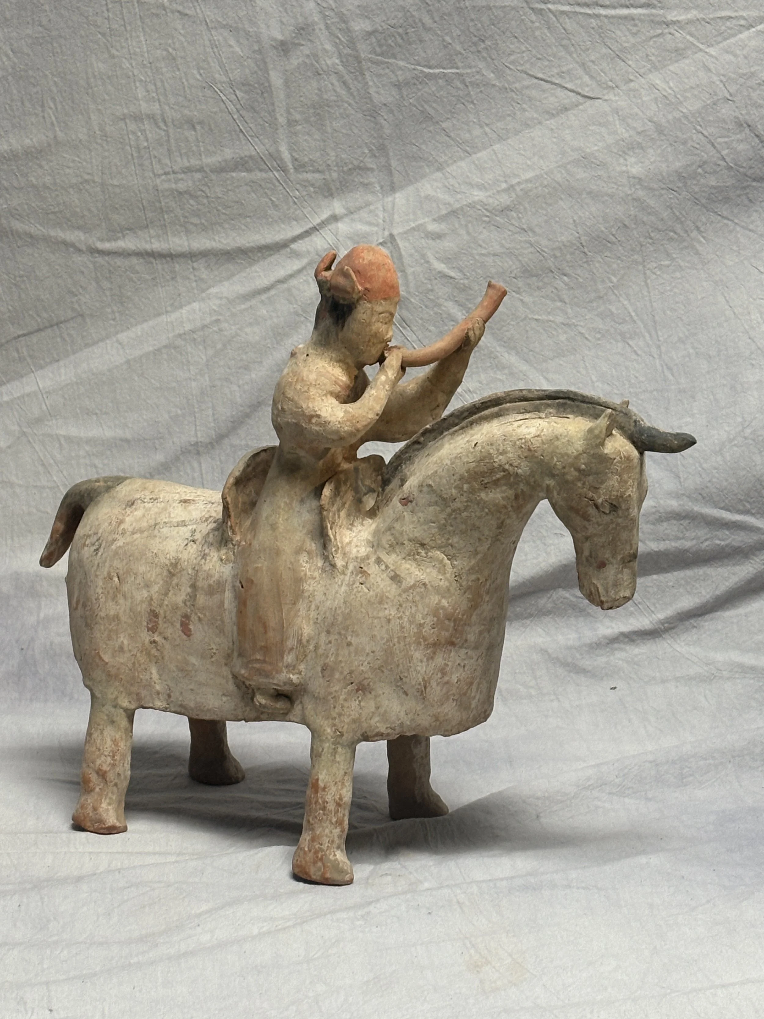 Pair of Musician Equestrians