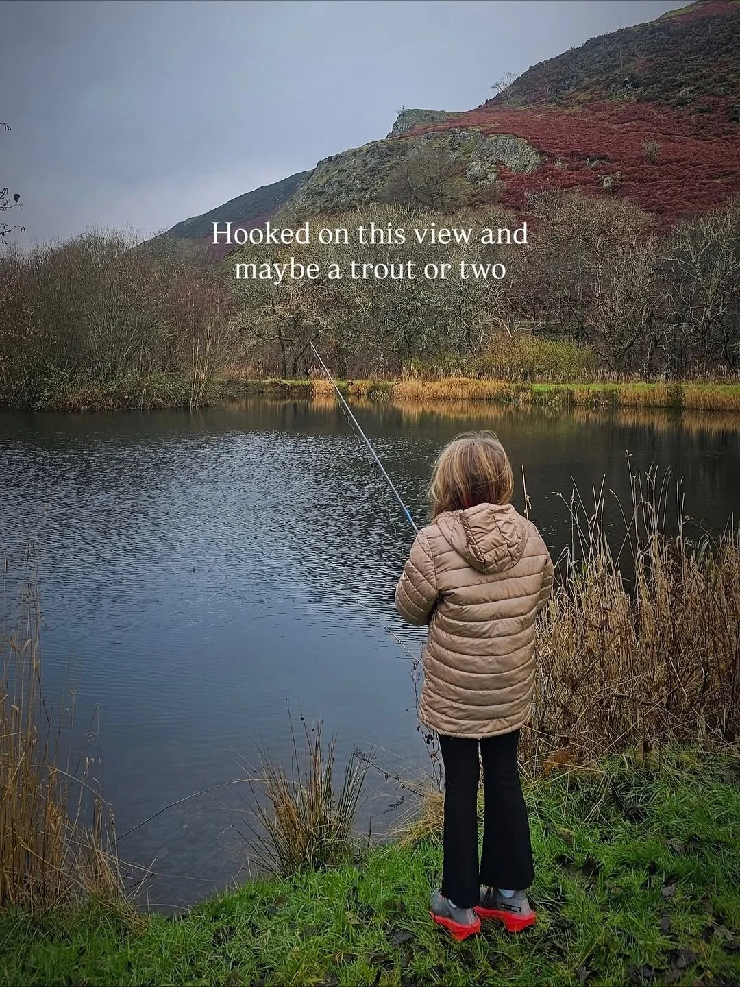 Did you know guests can fish in the lake? 🎣 (Fly fishing &amp; coarse fishing) We have Brown Trout &amp; Rudd fish in the lake 🐟 

#fishing #powys #midwales #fishingtrip #fishinggetaway