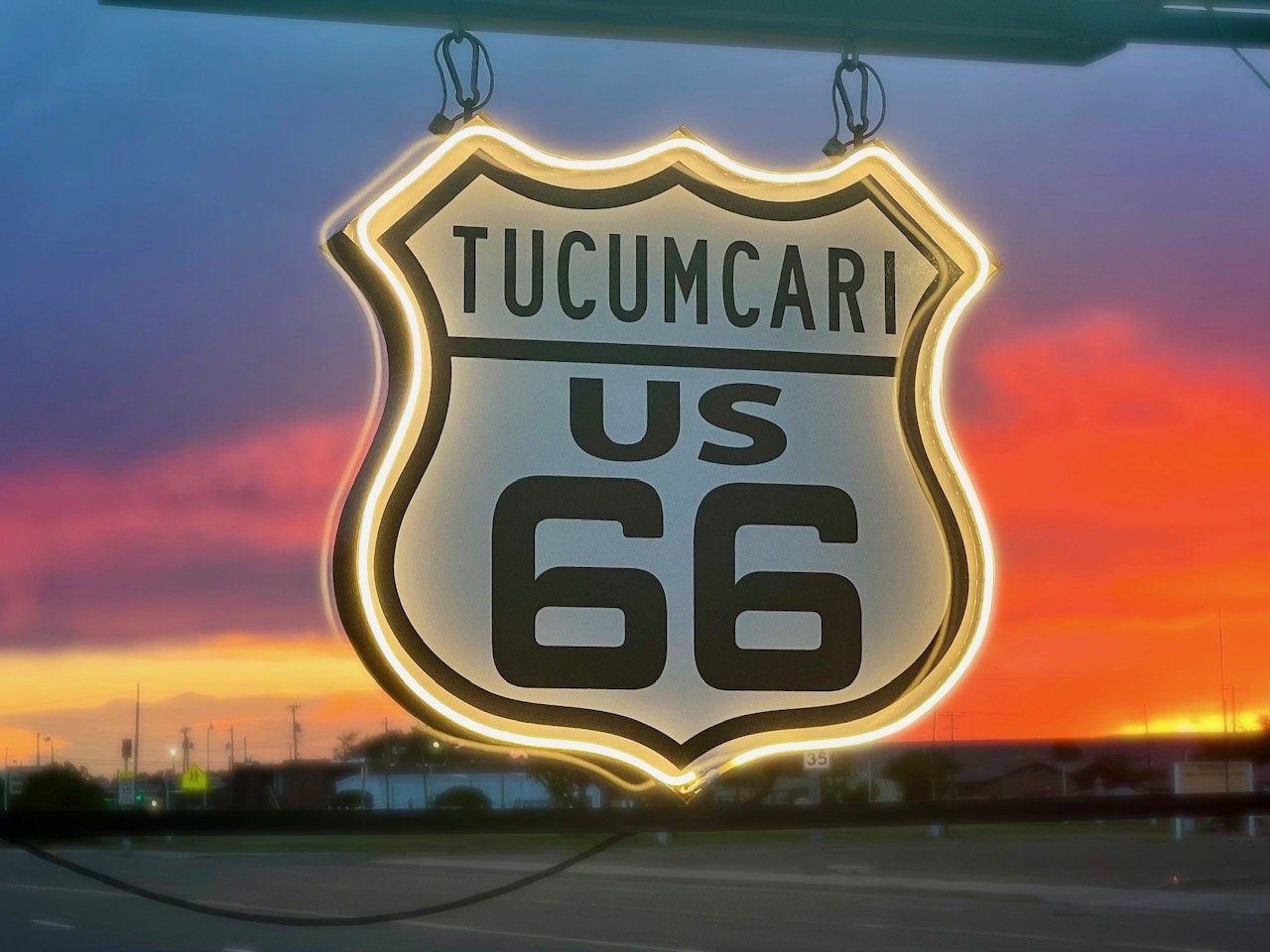 Drawing of Route 66 Shield: 