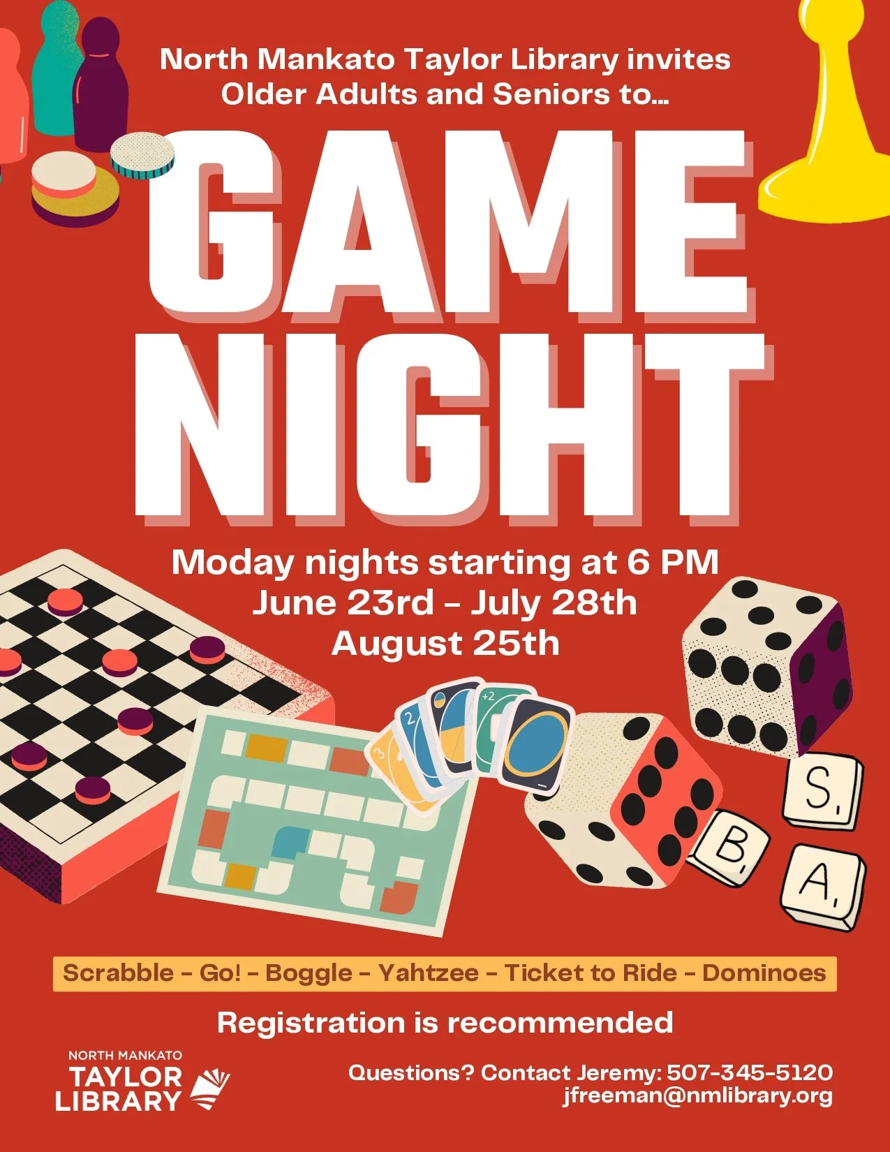 Adult/Senior Board Game Night