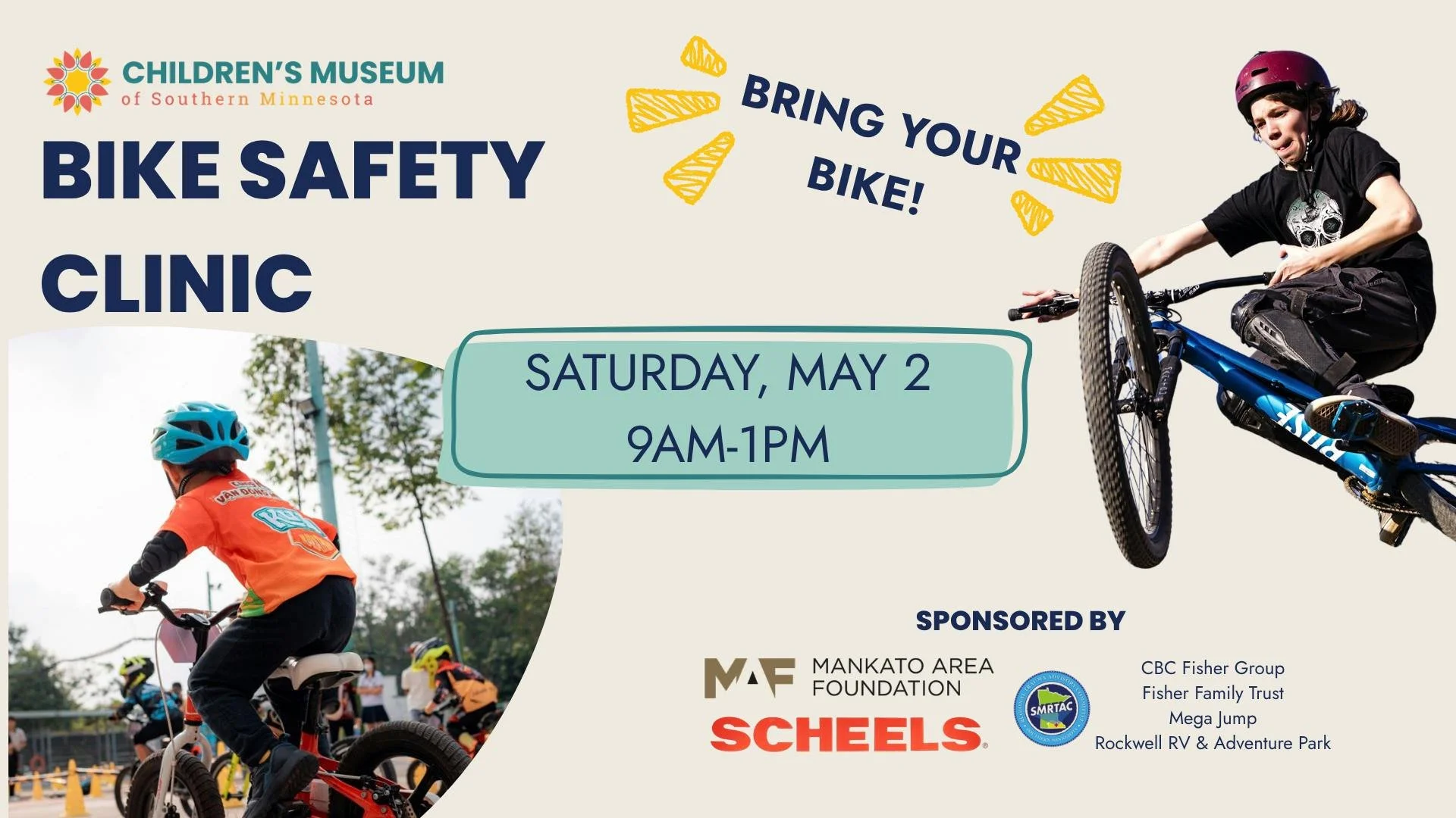 Bike Safety Clinic and Mega Jump BMX