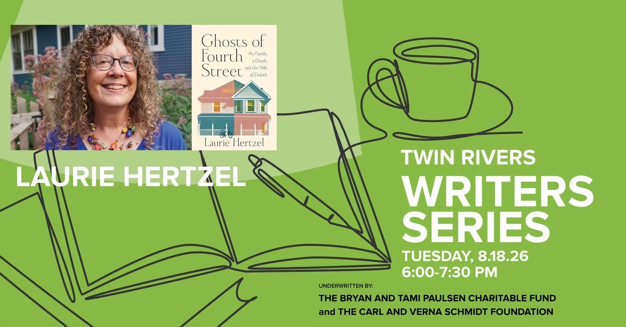 Twin Rivers Writers Series: Meet Author Laurie Hertzel