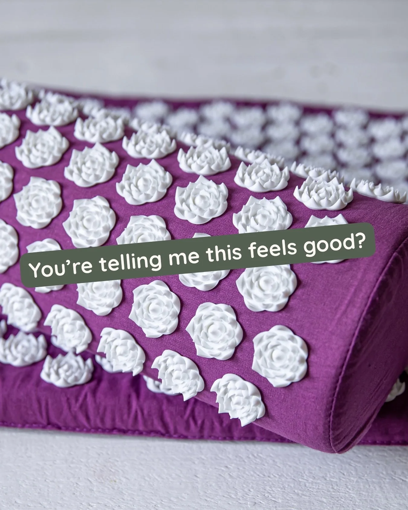 My mood typically is somewhere between &ldquo;I&rsquo;m fine&rdquo; and &ldquo;don&rsquo;t talk to me.&rdquo;

Enter: my acupuncture mat. AKA the spiky little miracle that keeps me from drop-kicking a lamp.

Every day, I lay on it like a porcupine-lo