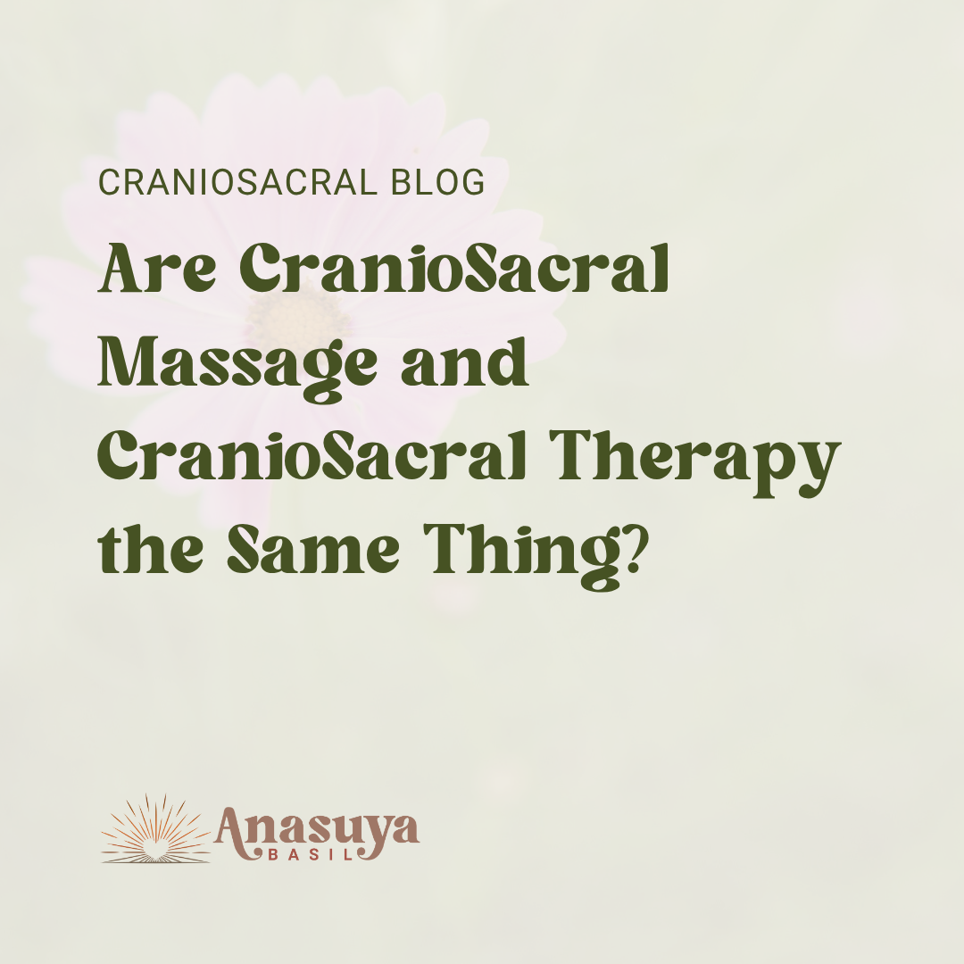 Are CranioSacral Massage and CranioSacral Therapy the Same Thing?