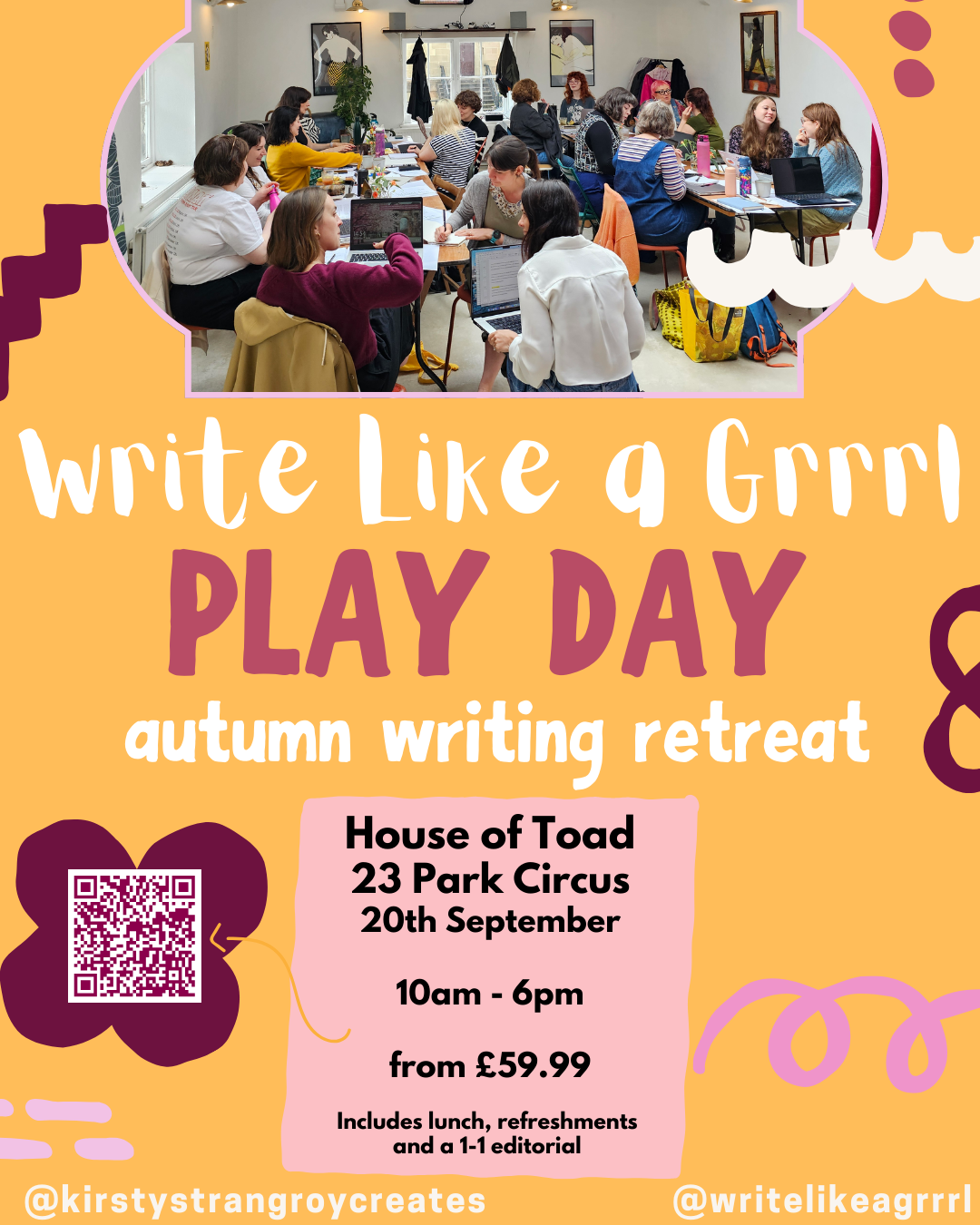 Write Like a Grrrl - Autumn Writing Retreat