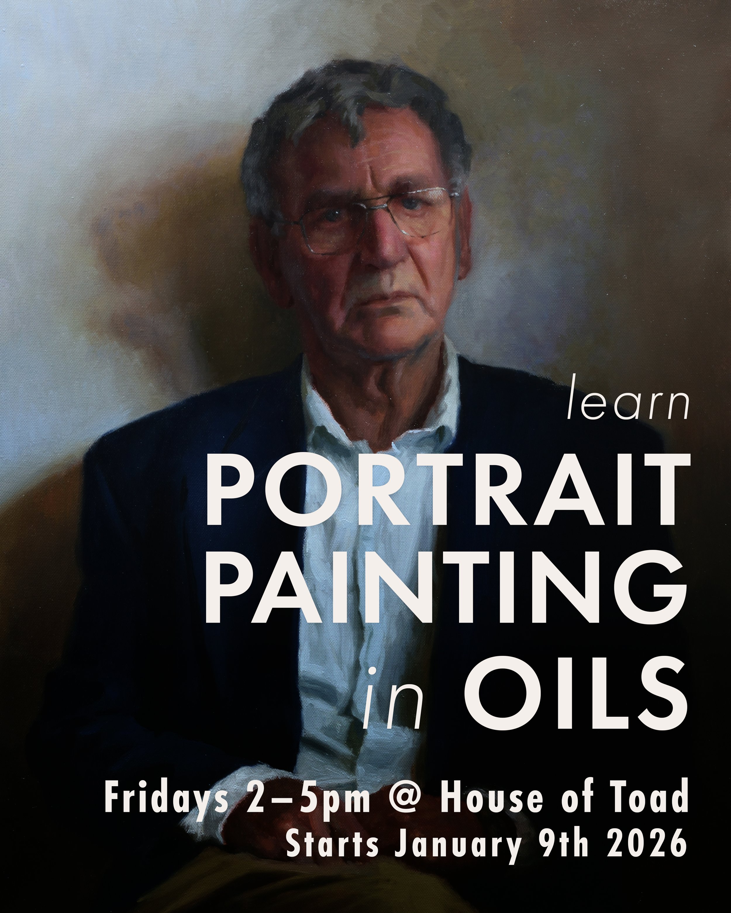 Portrait Painting in Oils with Lewis Mackenzie