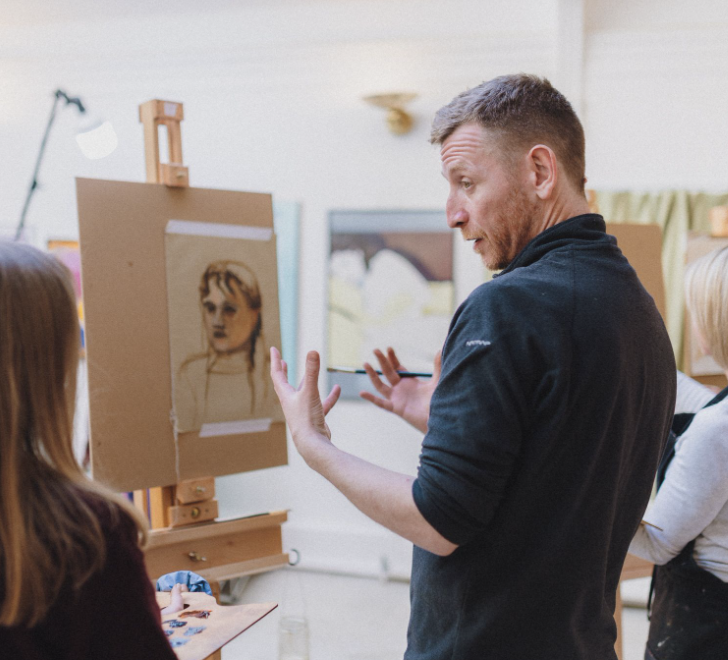 Portrait Painting in Oils