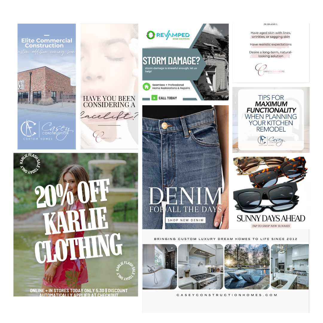 Ivory Silver Clean Grid Wedding Photo Collage Instagram Post.png