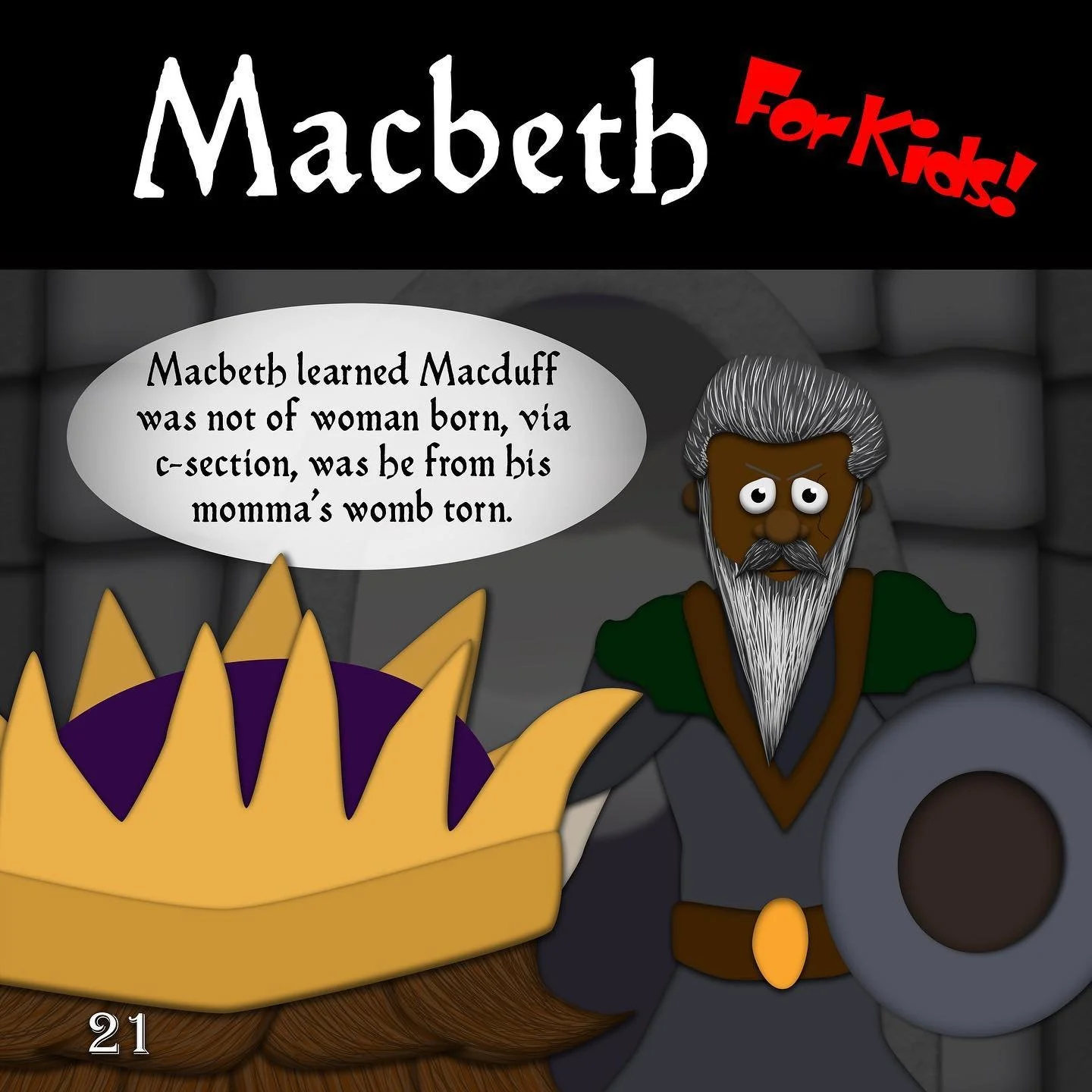 Most kids books feature C-Sections as a major plot point, right?

#Macbeth #Shakespeare #WilliamShakespeare
#TheScottishPlay #TragedyofMacheth
#TheTragedyofMacbeth #shakespearequotes #shakespearememes #shakespeareandcompany
#Shakespeareforall #shakes