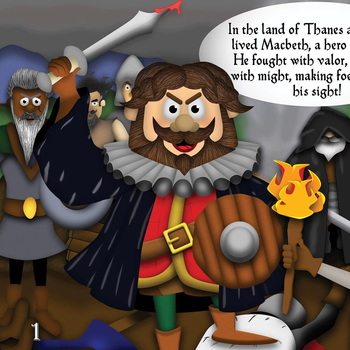 In our defense, it&rsquo;s pretty much impossible to make Macbeth actually appropriate for kids. Macbeth for Kids! Perfect for the Shakespeare nerd in your life, even if it&rsquo;s not REALLY for children. On Amazon, now! Link in bio.

#Macbeth #Shak