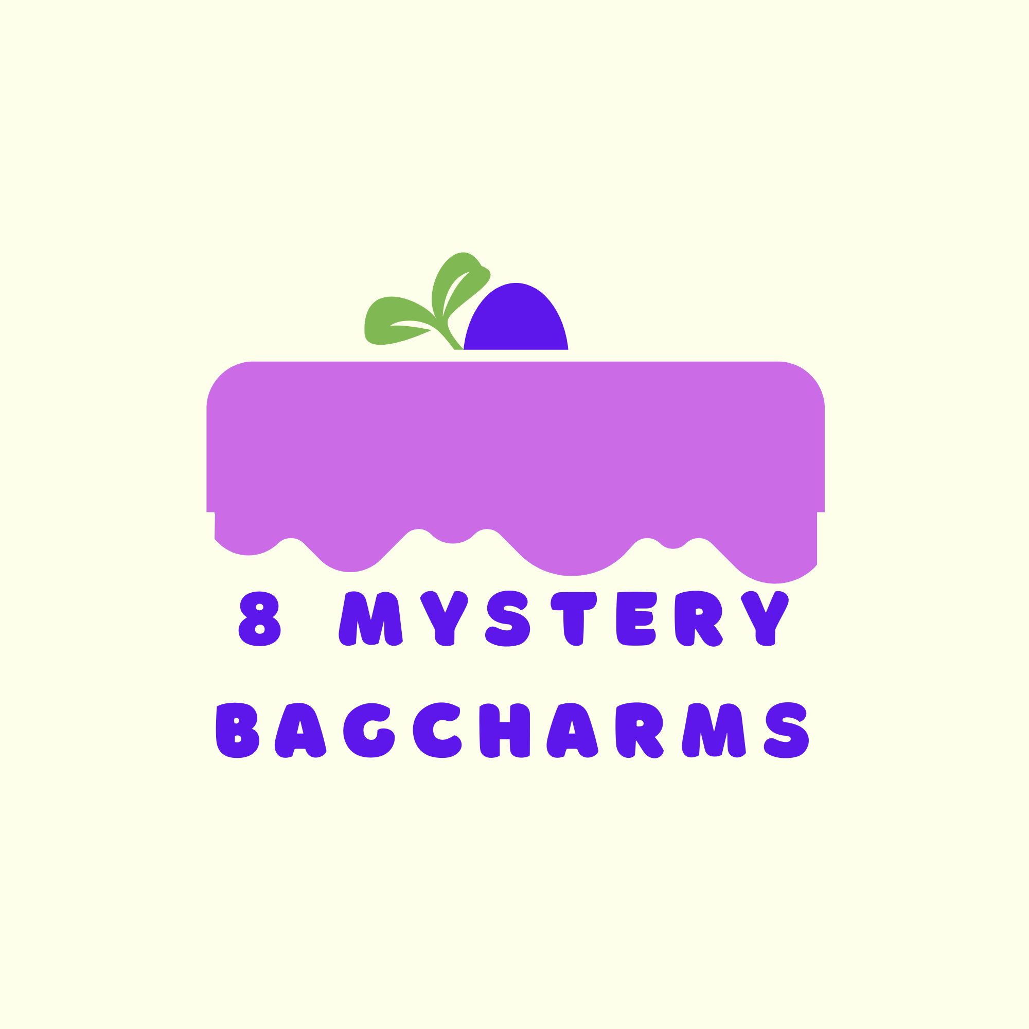 8 Item Lucky BAG CHARM Capsules