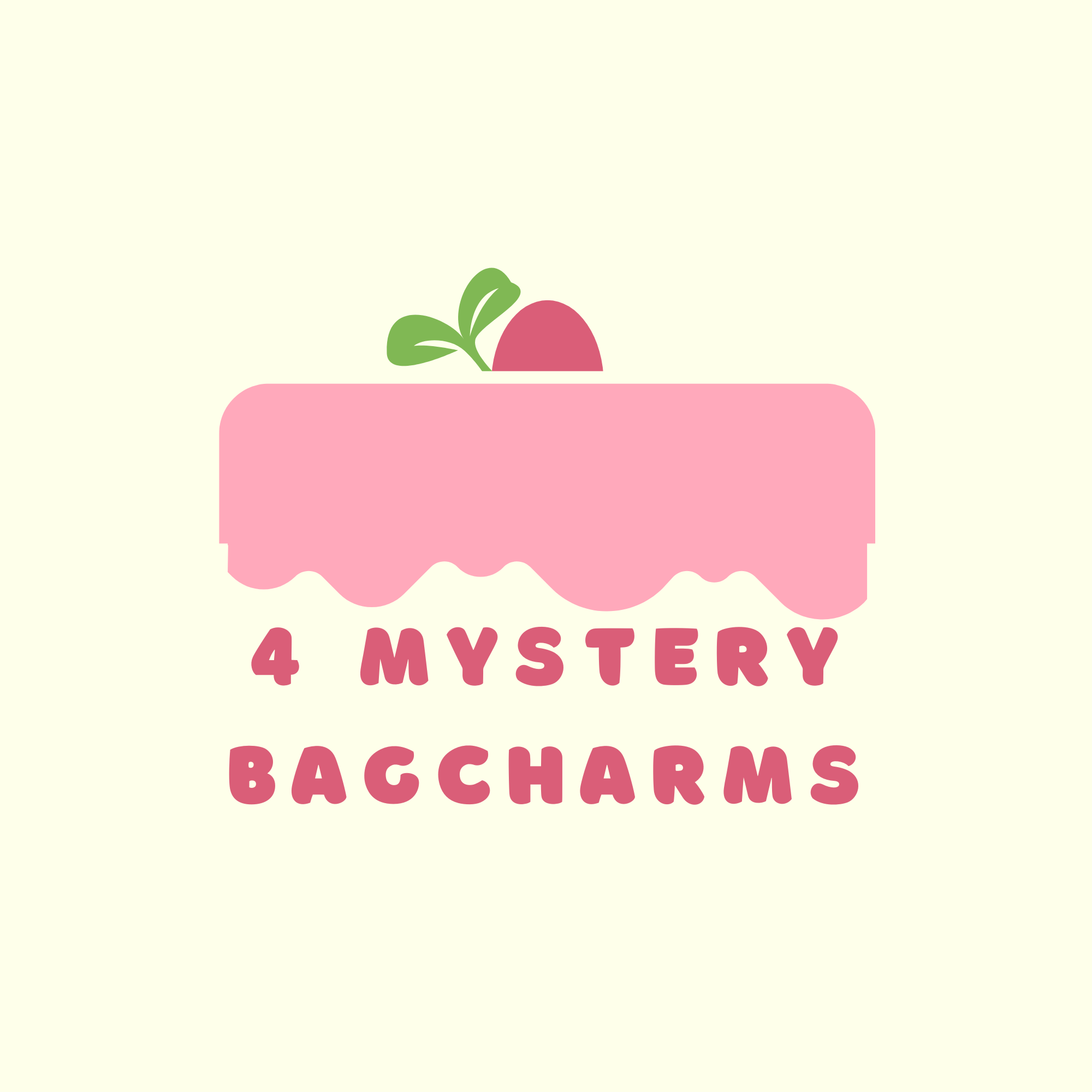 4 Item Lucky BAG CHARM Capsules