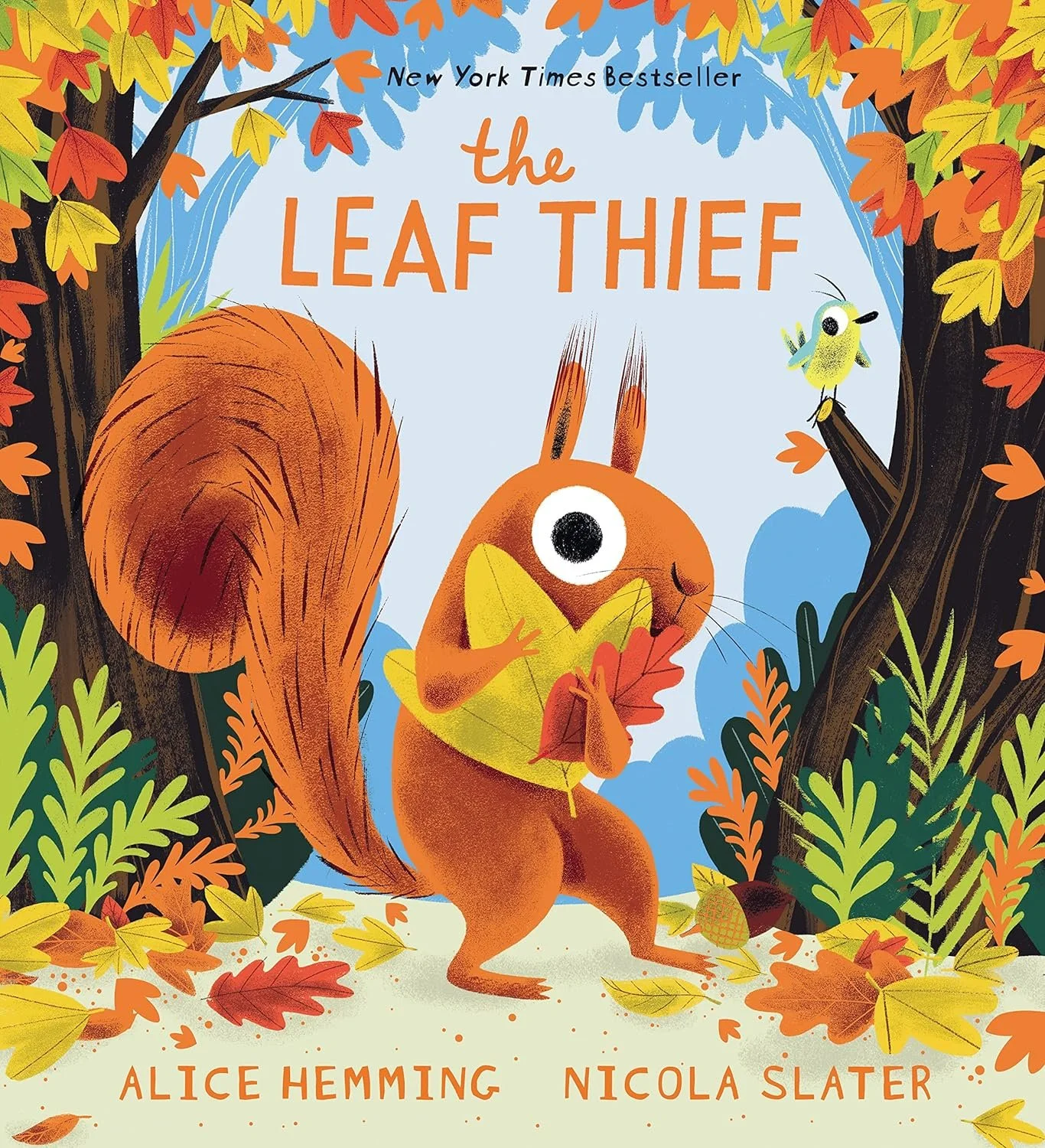The Leaf Thief is a charming and humorous story about change, curiosity, and the magic of the seasons. Alice Hemming follows a worried little squirrel who sets out to solve the mystery of his disappearing leaves—only to discover the wonder of autumn 