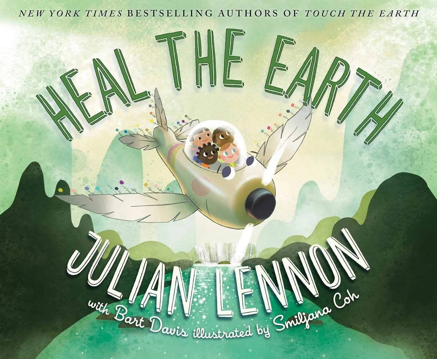 Heal the Earth follows a young girl and her friend as they journey across the globe, discovering the many ways people can care for our planet. Written by Bart Davis and Julian Lennon, this uplifting story encourages children to protect natural habita
