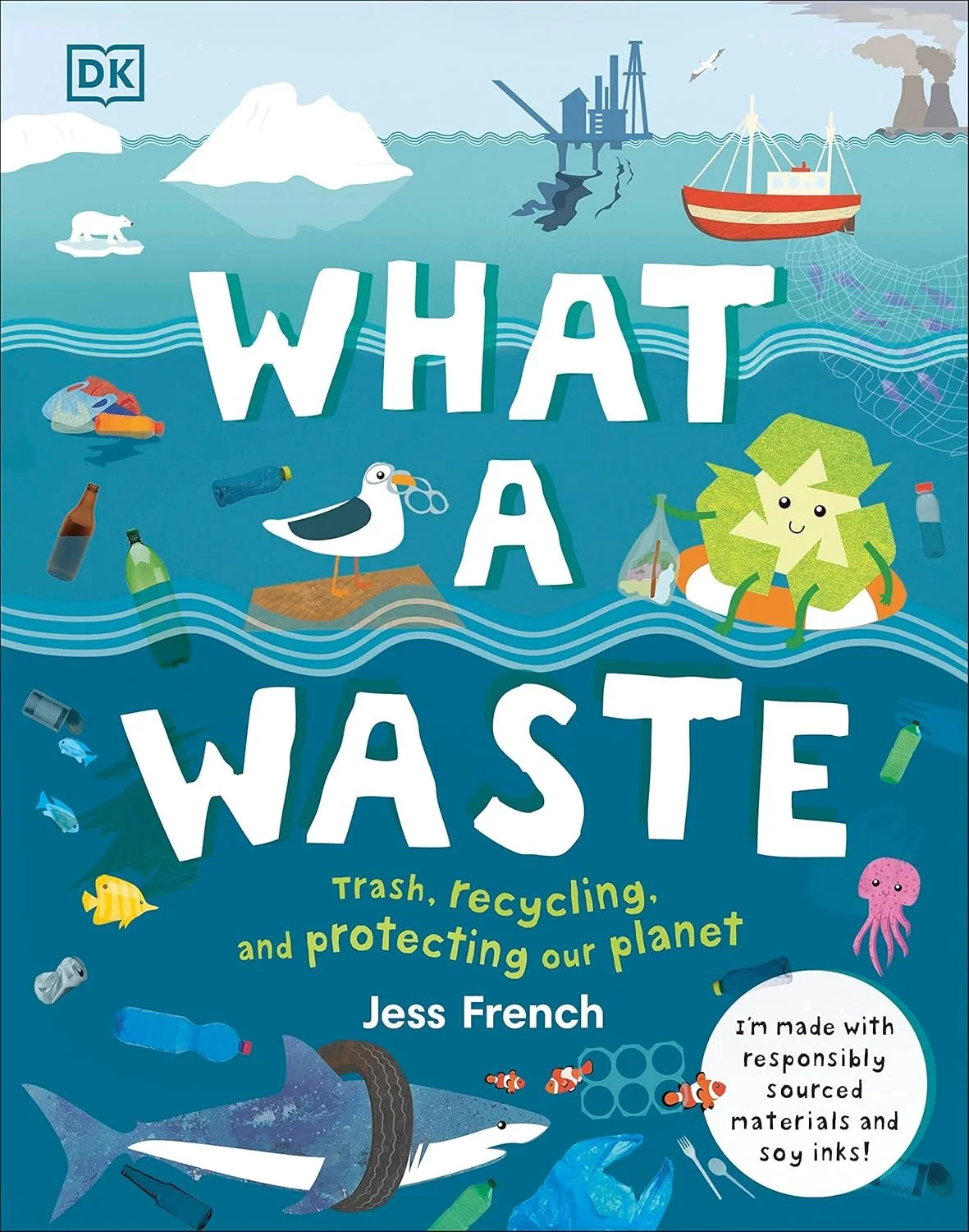 What a Waste empowers young readers to understand how pollution affects our planet—and what we can do to help. Jess French explains environmental challenges with clarity and hope, inspiring children to make small, meaningful changes that protect wild