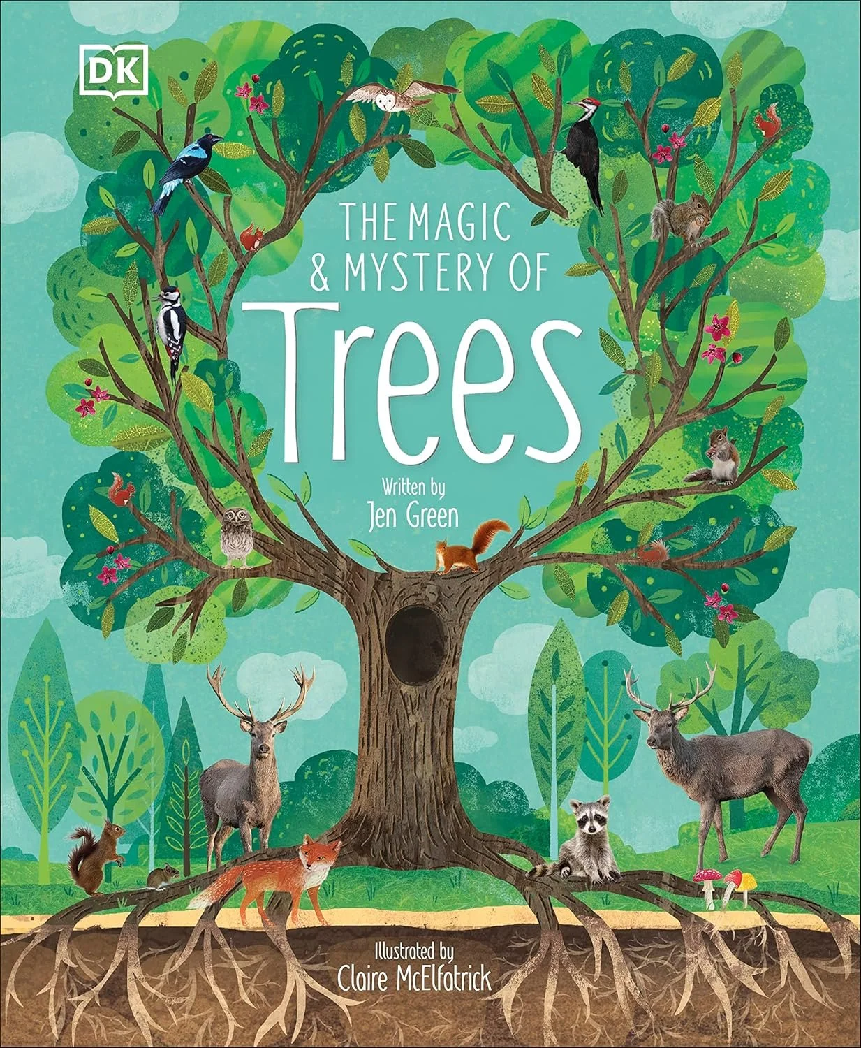 The Magic and Mystery of Trees reveals the extraordinary hidden lives of forests—how trees communicate, share resources, and support entire ecosystems. Jen Green’s engaging storytelling and vivid illustrations introduce young readers to the wonders o