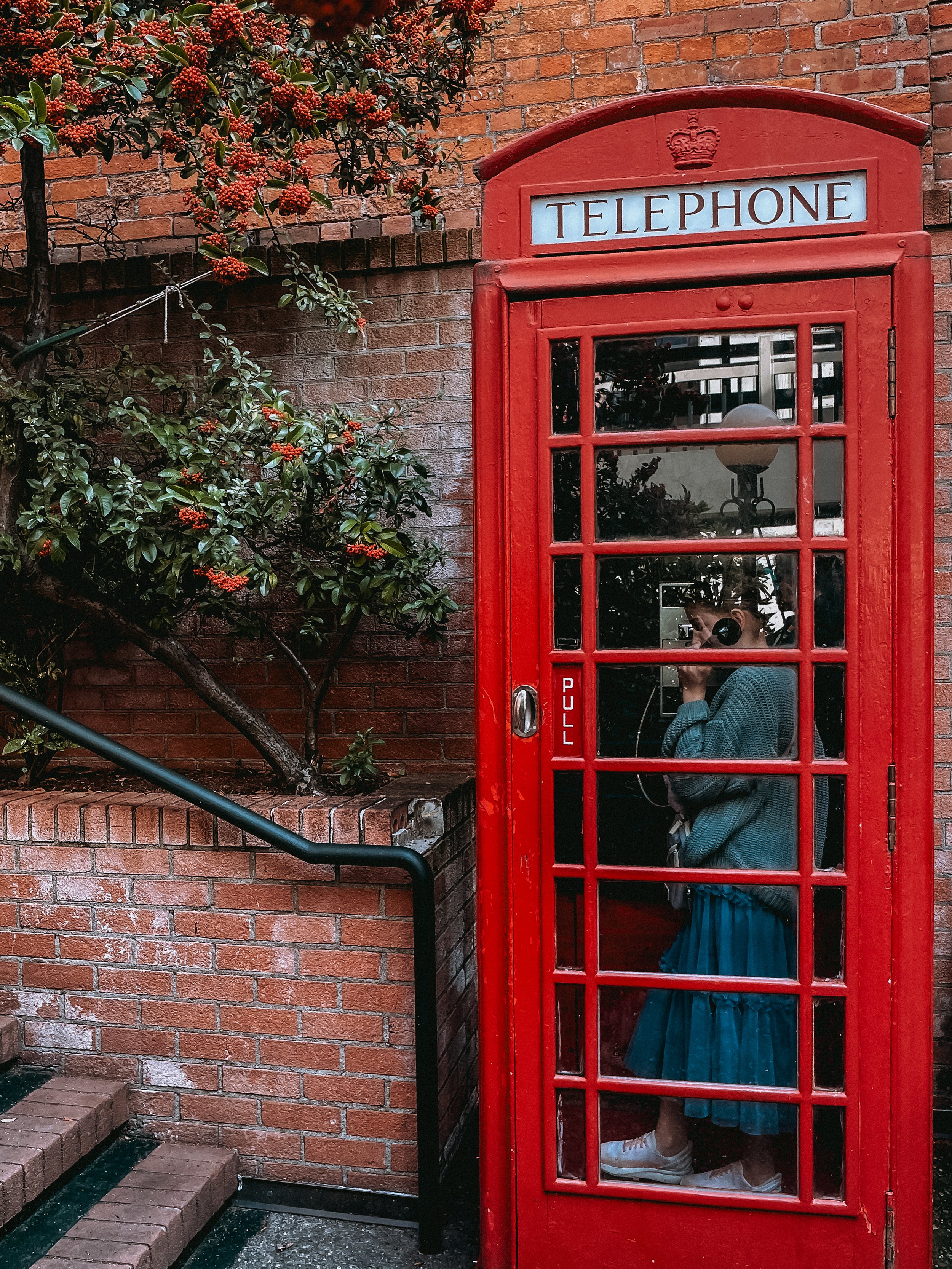 Phone booth in Victoria, BC