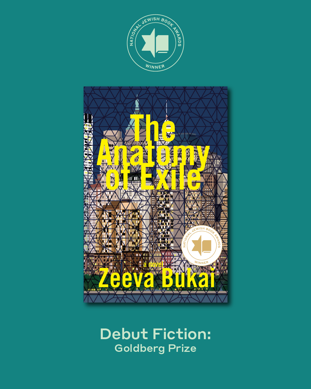 The Anatomy of Exile won the National Jewish Book Award for Debut Fiction