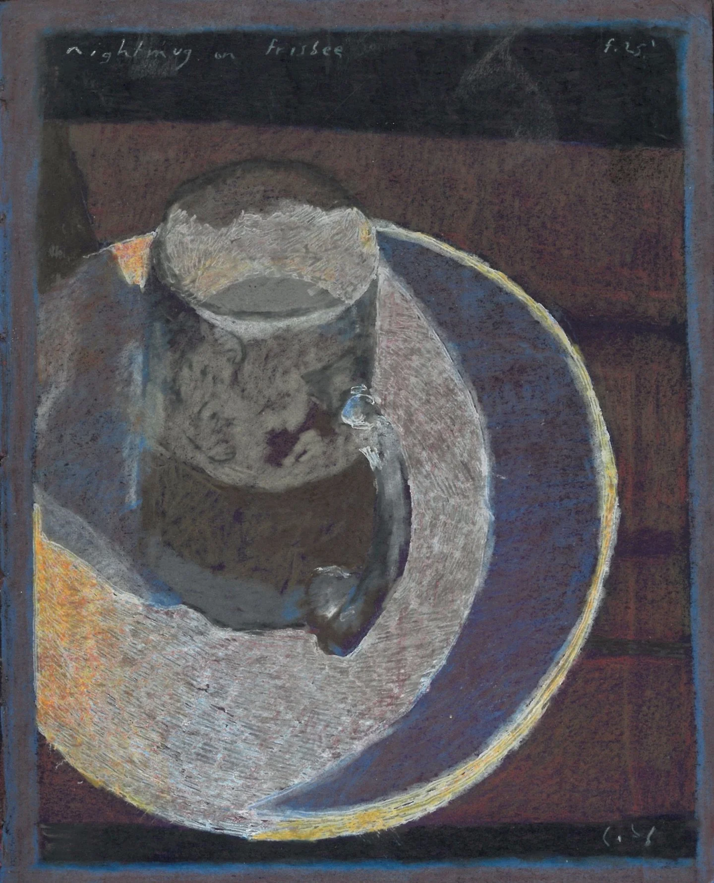 nightmug on frisbee. fall 2025