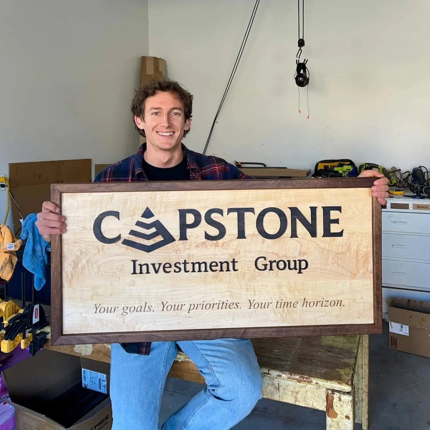 Blade Bonaduce: Fine hardwoods, fine signage