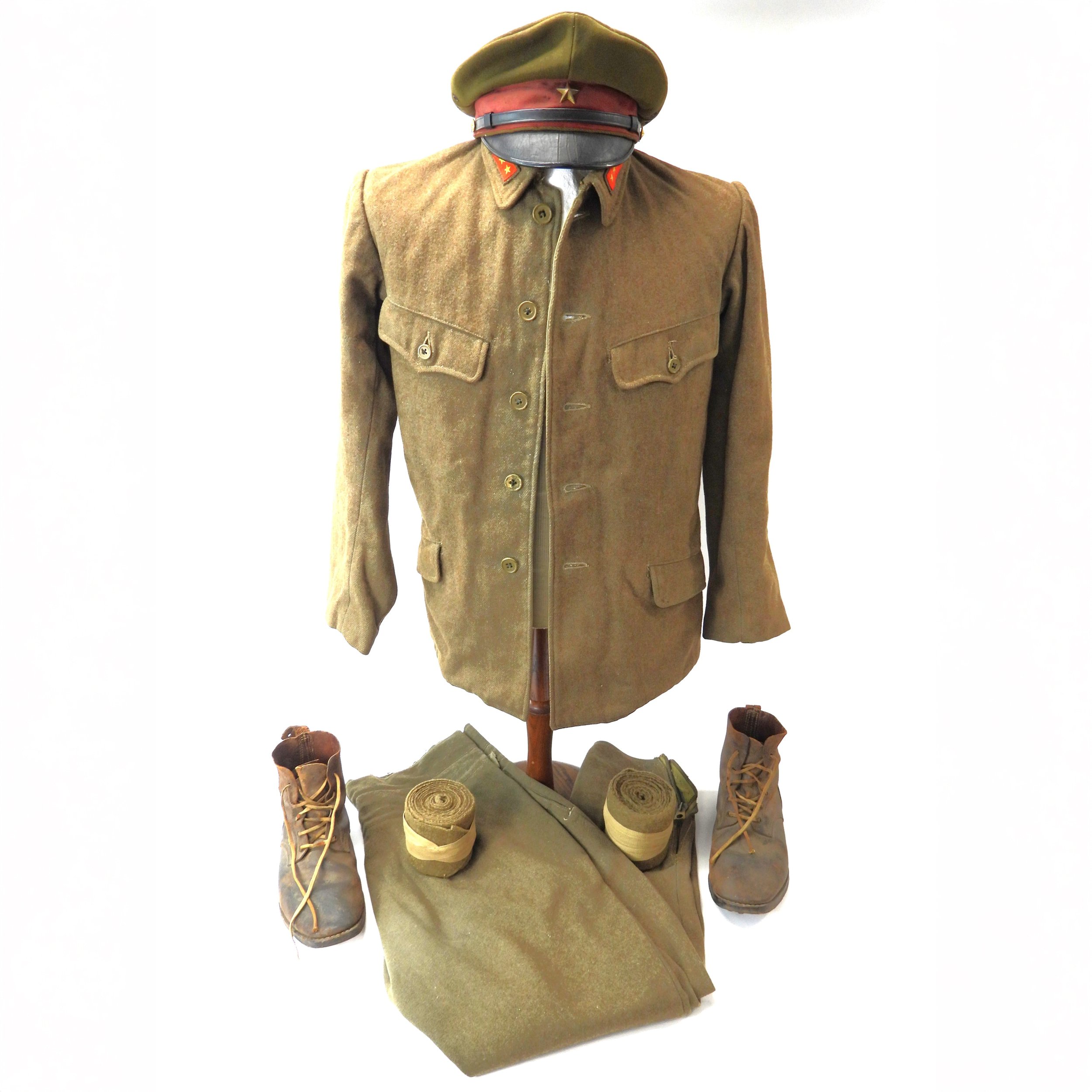 WWII Japanese Imperial Army Uniform with Boots.jpg