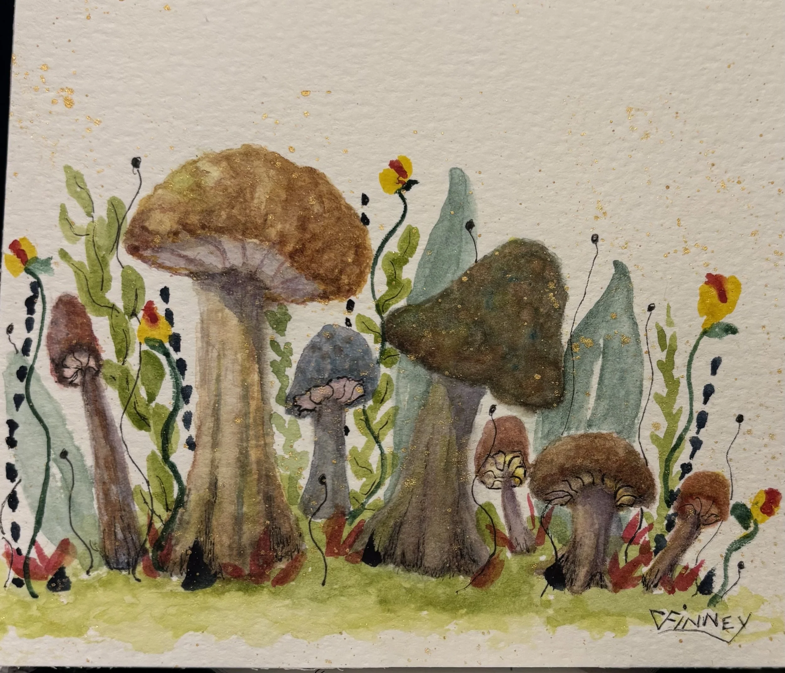Mushroom Card