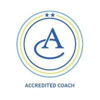 ACEND Accredited logo with blue and yellow circular design and the text 'ACEND Accredited' underneath