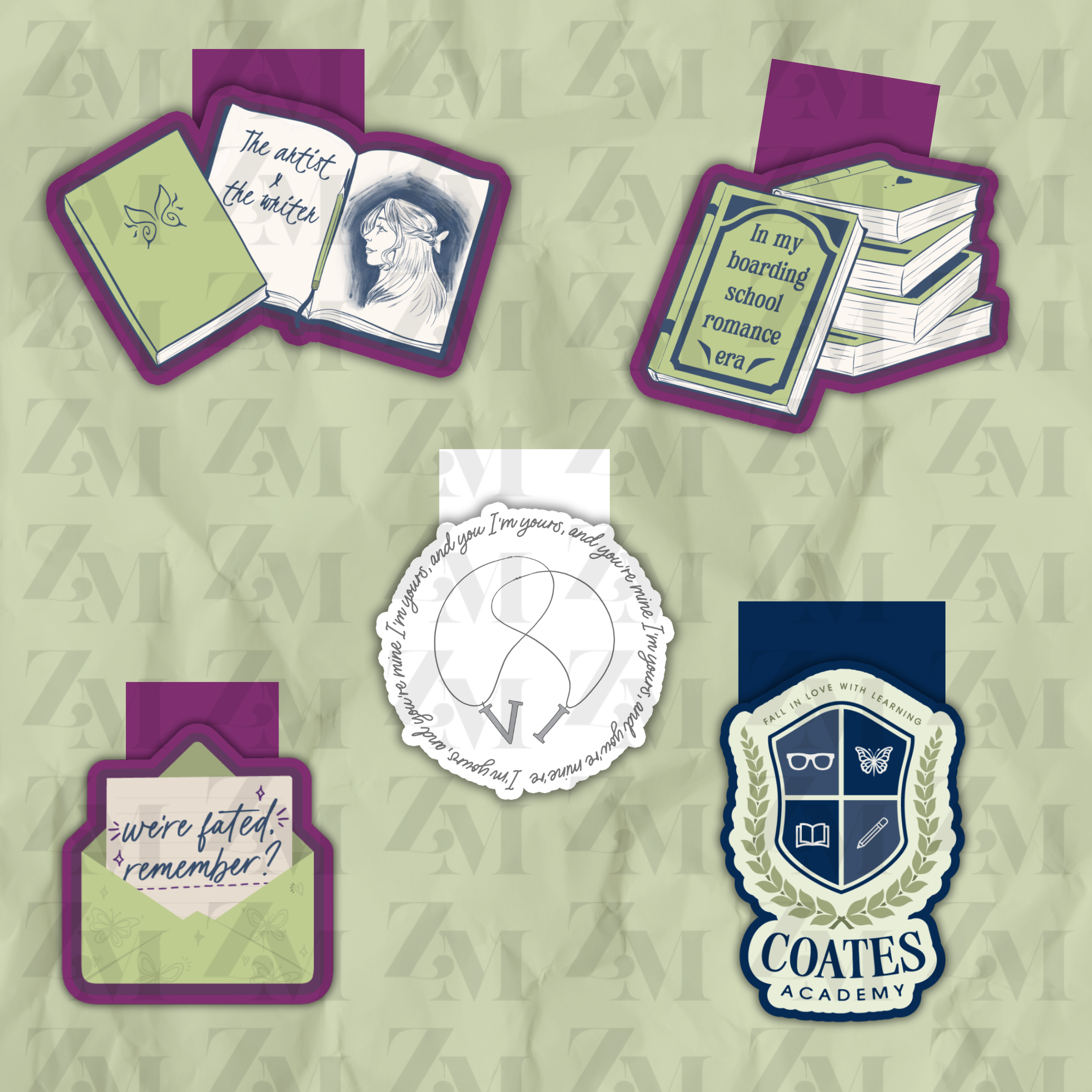 The Story Of Us Magnetic Bookmarks