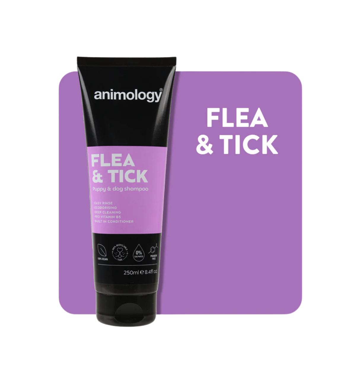 Animology Flea & Tick Dog Shampoo 250ml
