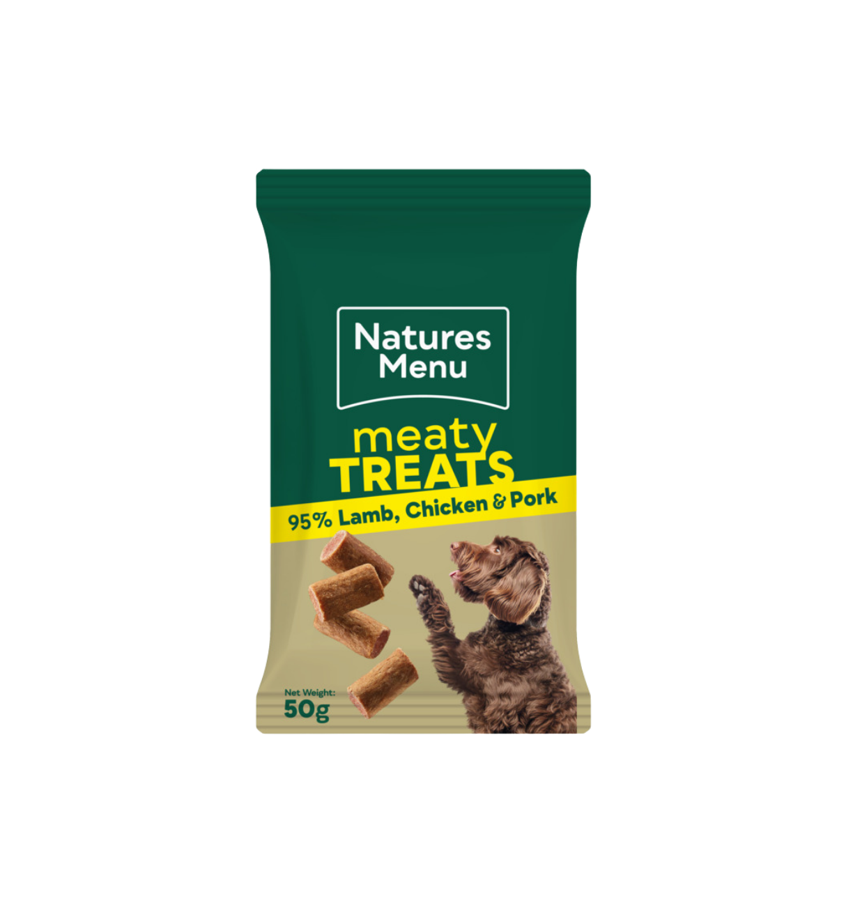 Natures Menu Meaty Treats - Lamb, Chicken & Pork 50g