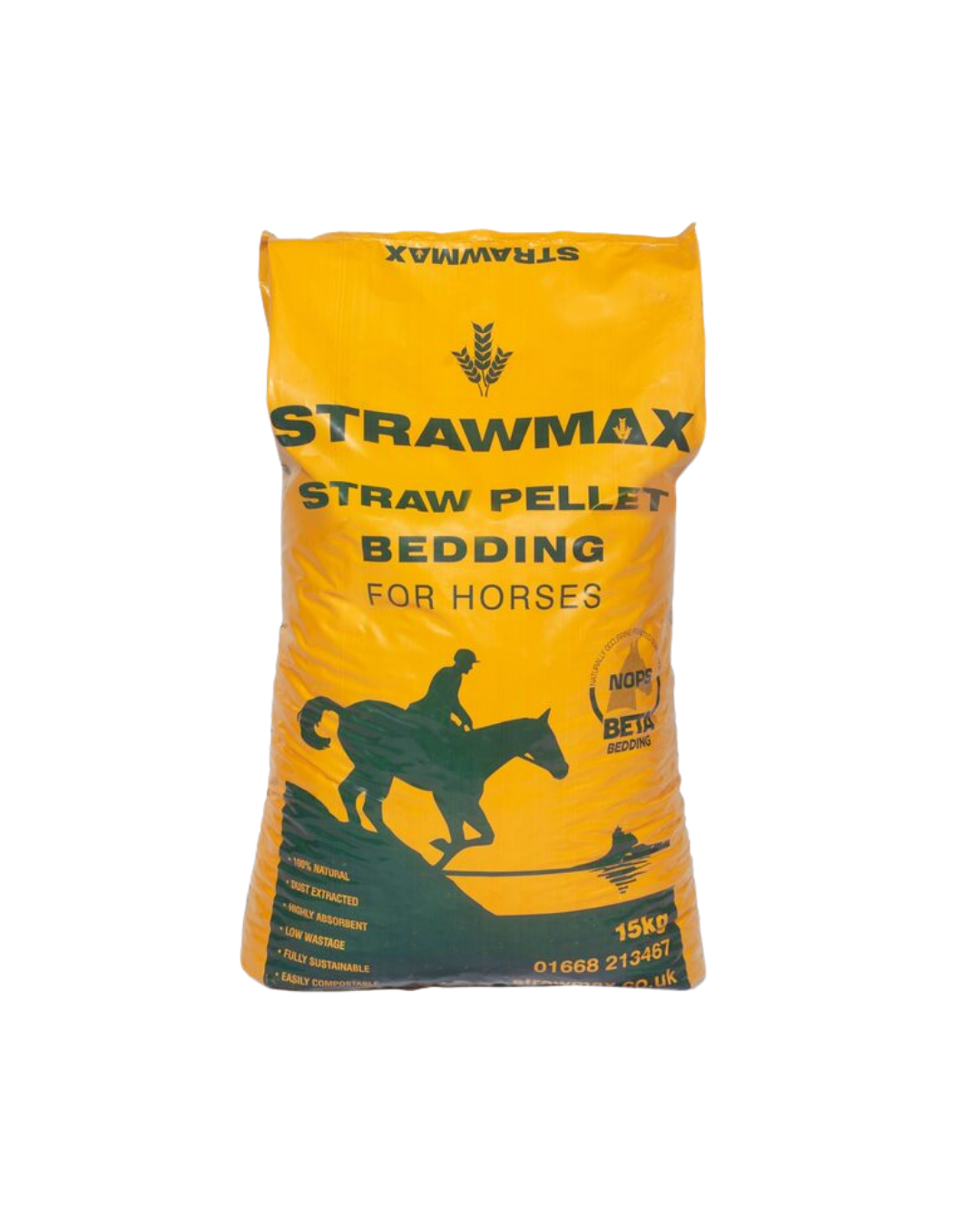 Bedmax Strawmax Straw Pellet Bedding 15kg