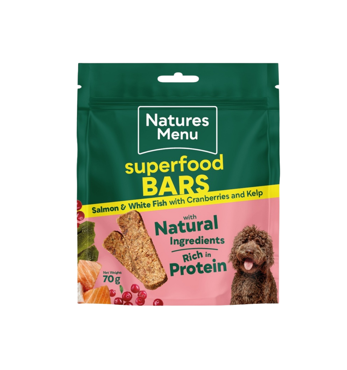 Natures Menu Superfood Bar - Salmon & White Fish 70g