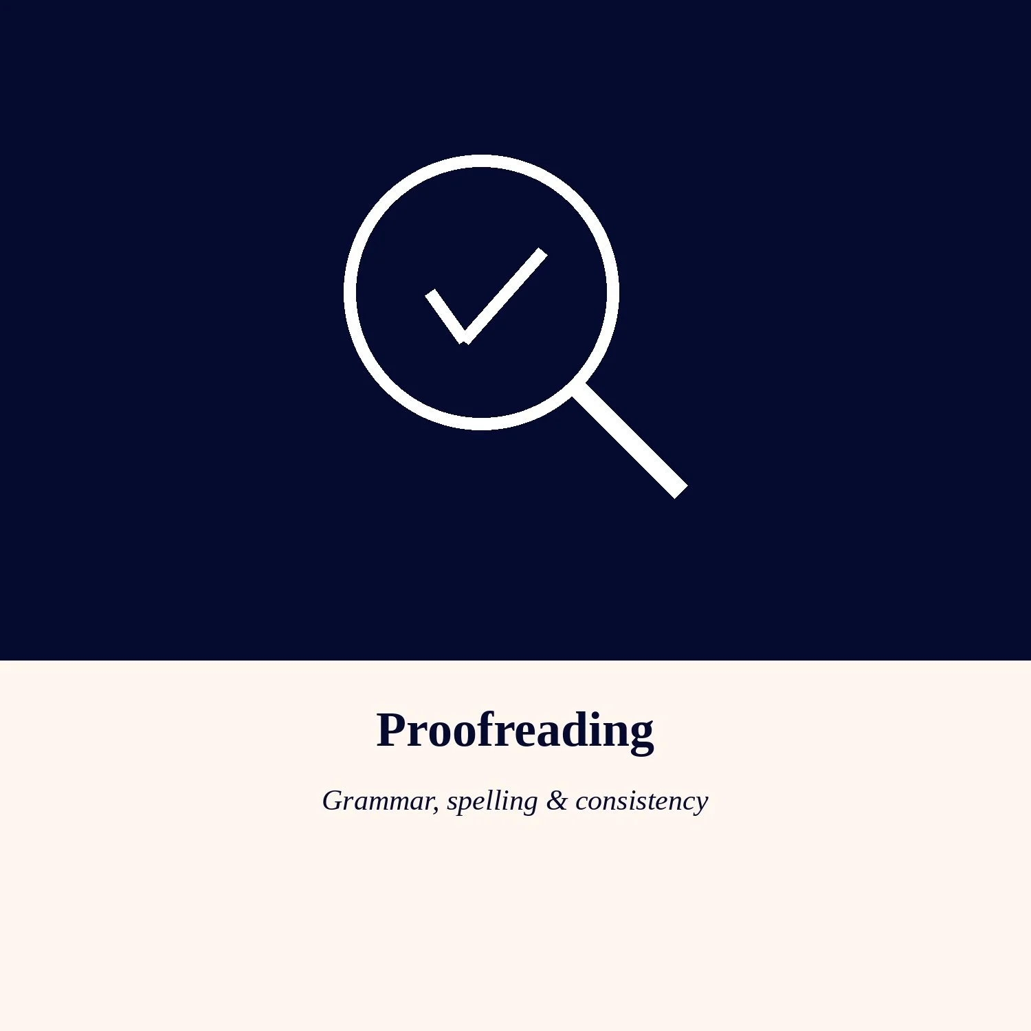 Proofreading