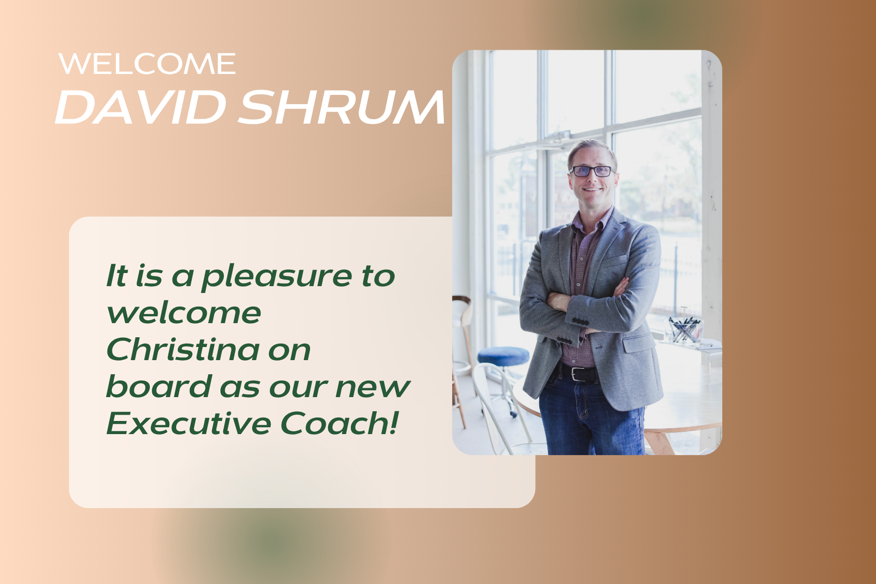 Welcoming David Shrum to TransformCXO