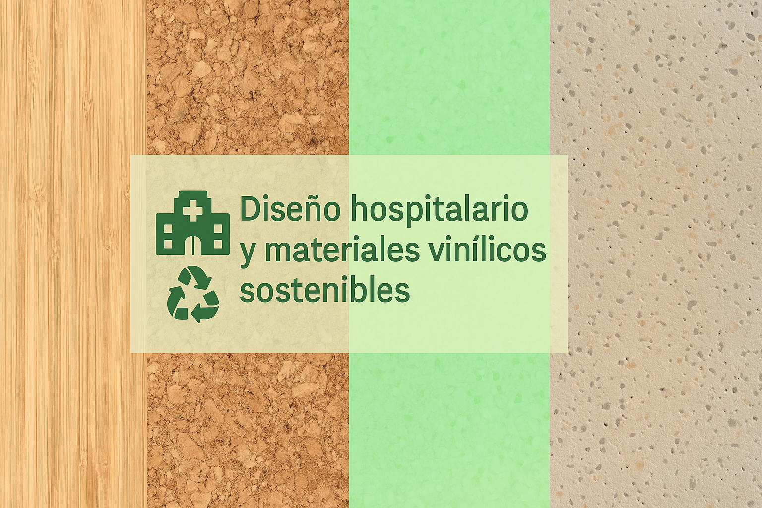 Diseño hospitalario y materiales vinílicos sostenibles