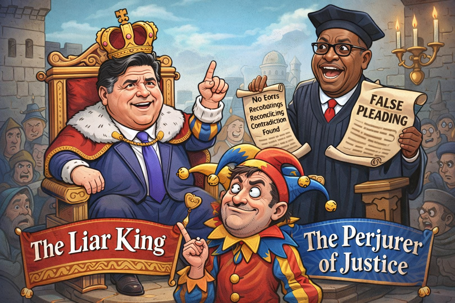 Is it a Liar King or a Perjurer of Justice?