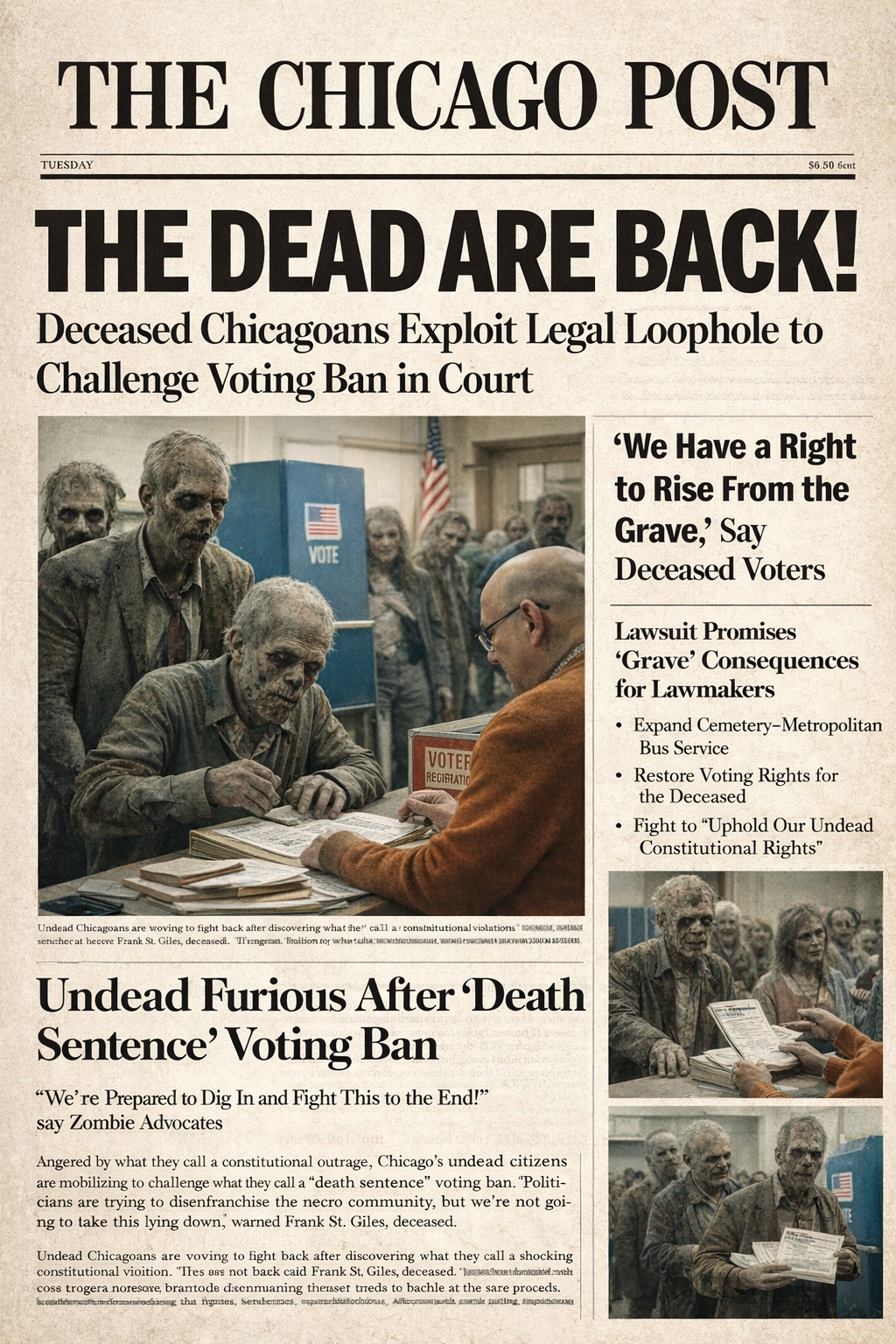 Necropolitical Endorsements and the Illinois Electoral System