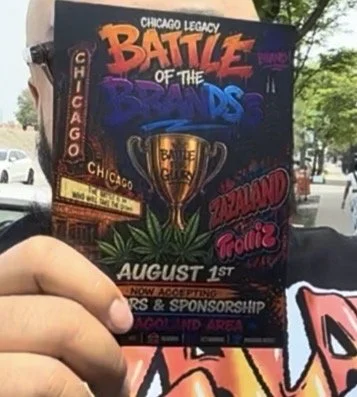 Big Za of ZAZAland Represents Battle of the Brands at the Chicago Streetwear Expo
