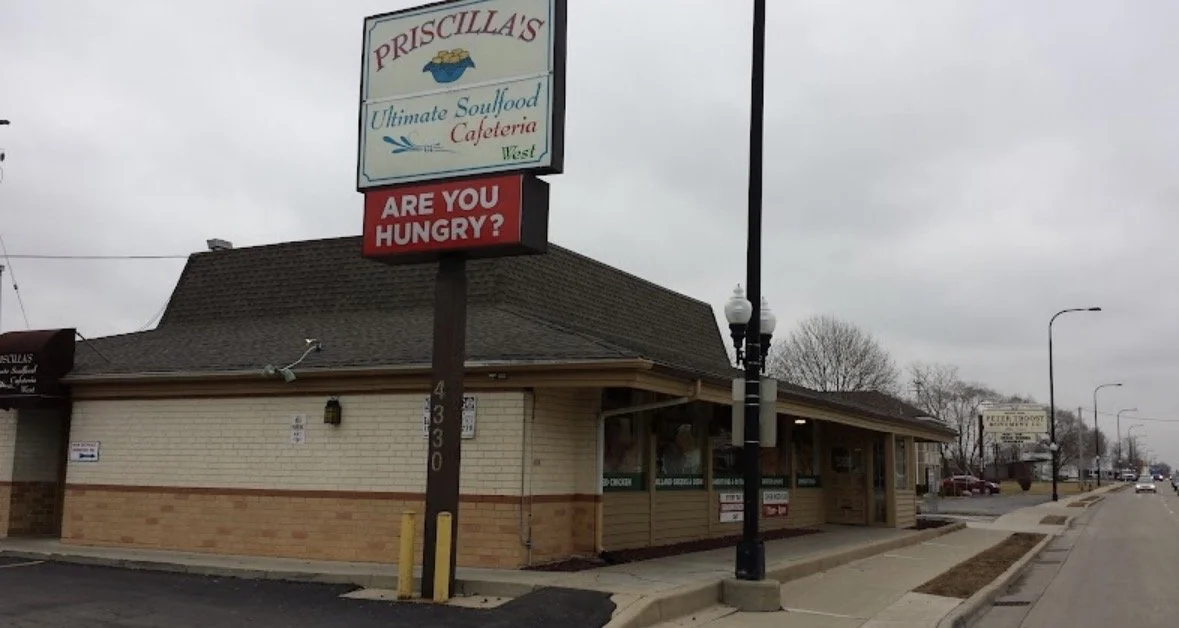 Lunch at Priscilla’s Ultimate Soulfood Cafeteria