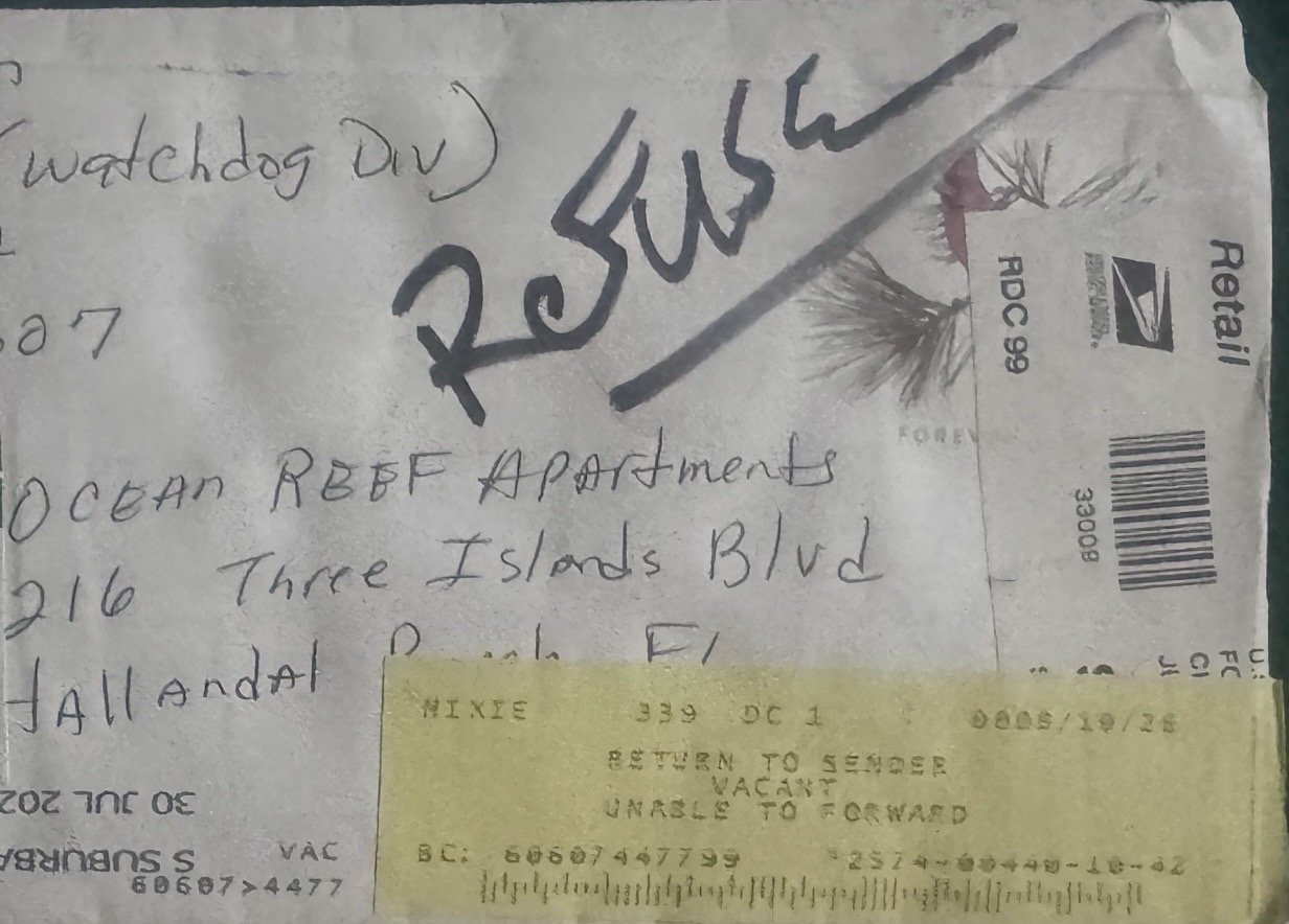 Florida Gives Tenants 15 Days After Receipt to Object. So What Happens When the Objection Comes Back Marked “REFUSE”?