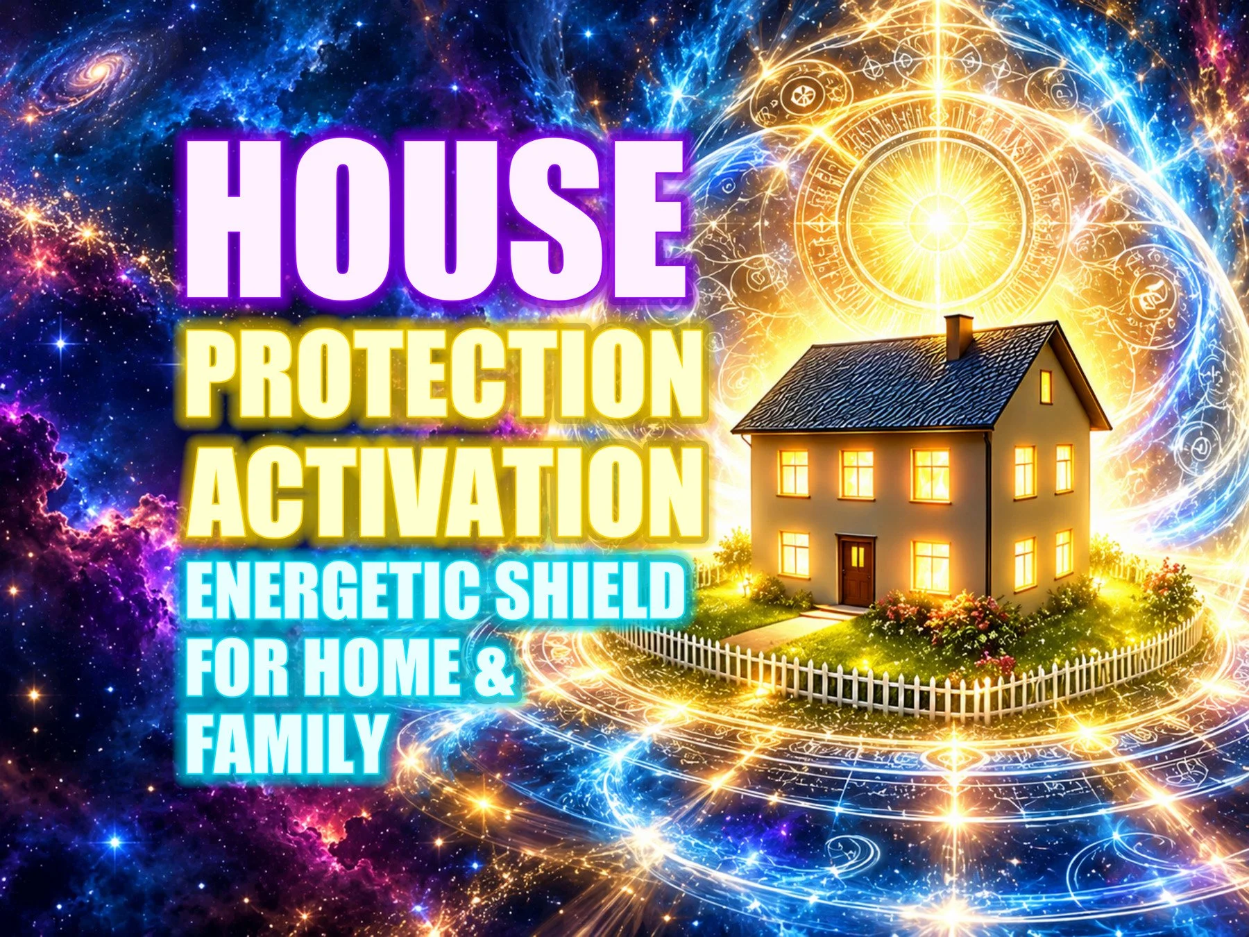 House Protection Activation Energetic Shield for Home and Family