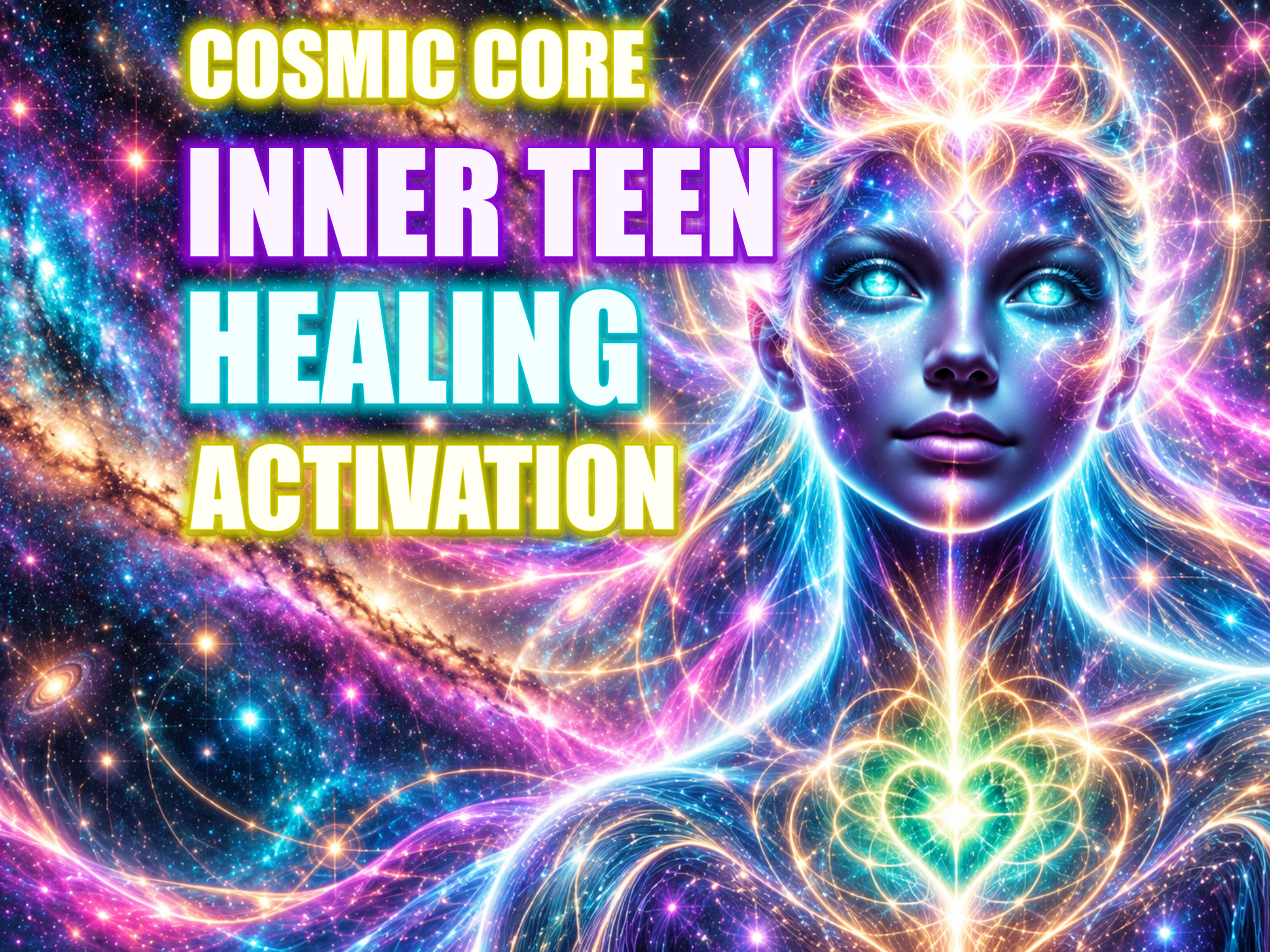 Cosmic Core Inner Teen Healing Activation — original session artwork