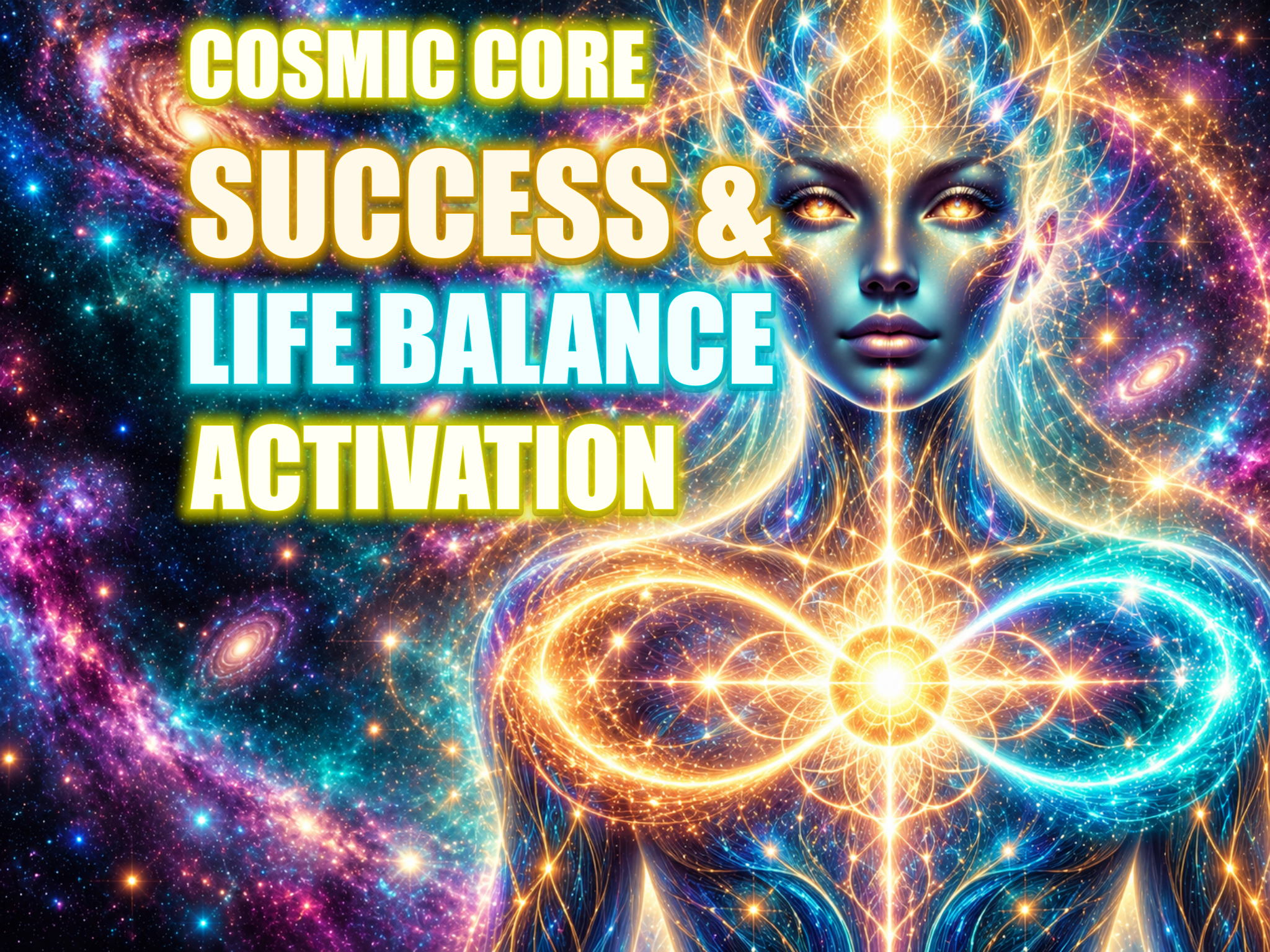 Cosmic Core Success & Life Balance Activation — original session artwork